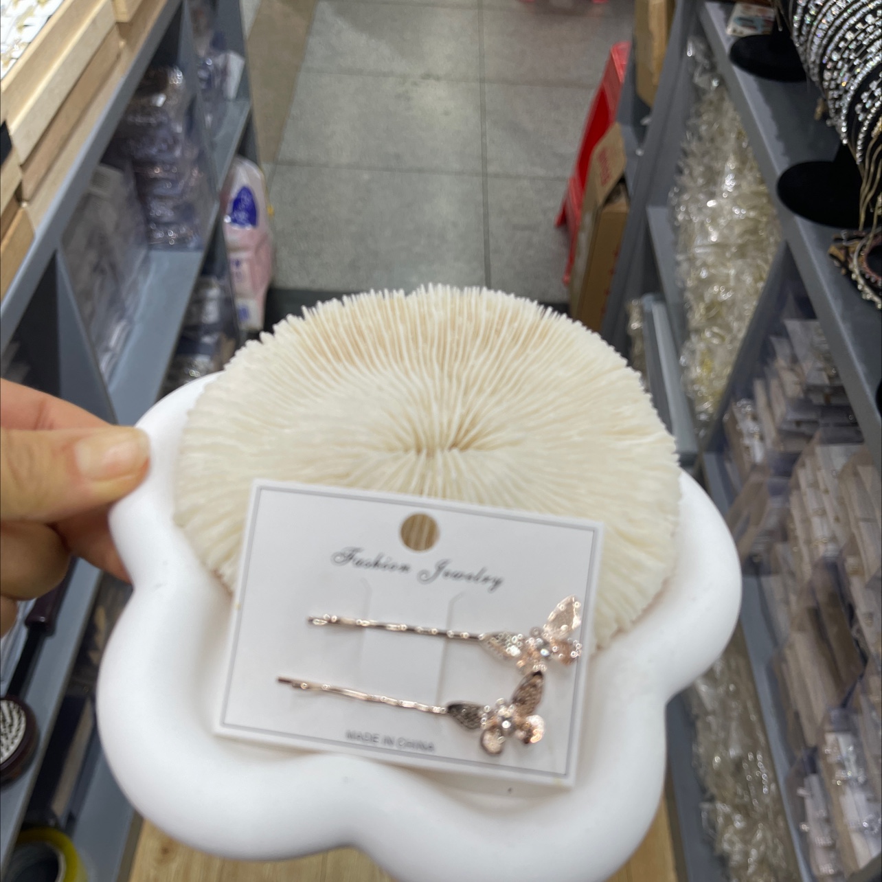 蝴蝶钻一字夹头饰头饰发夹发饰