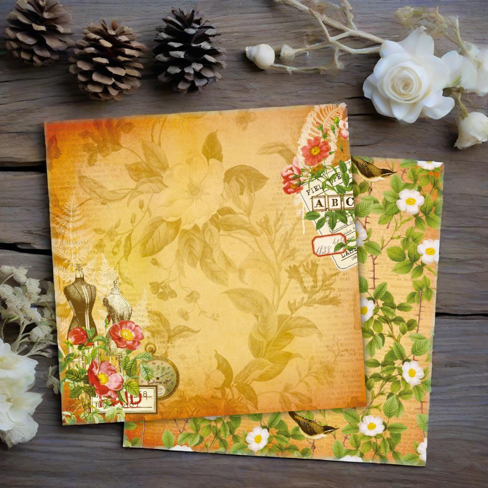 Handmade scrapbook planner material: 6-inch patterned paper background paper 27730 details Picture