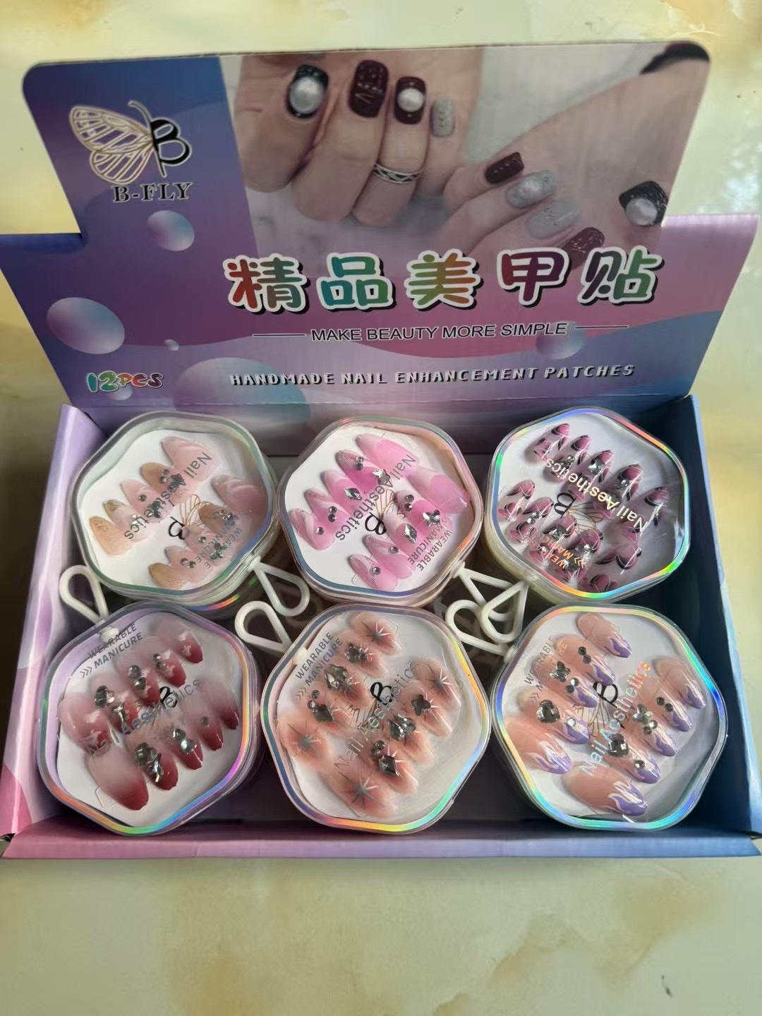 美甲、穿戴甲、假指甲细节图