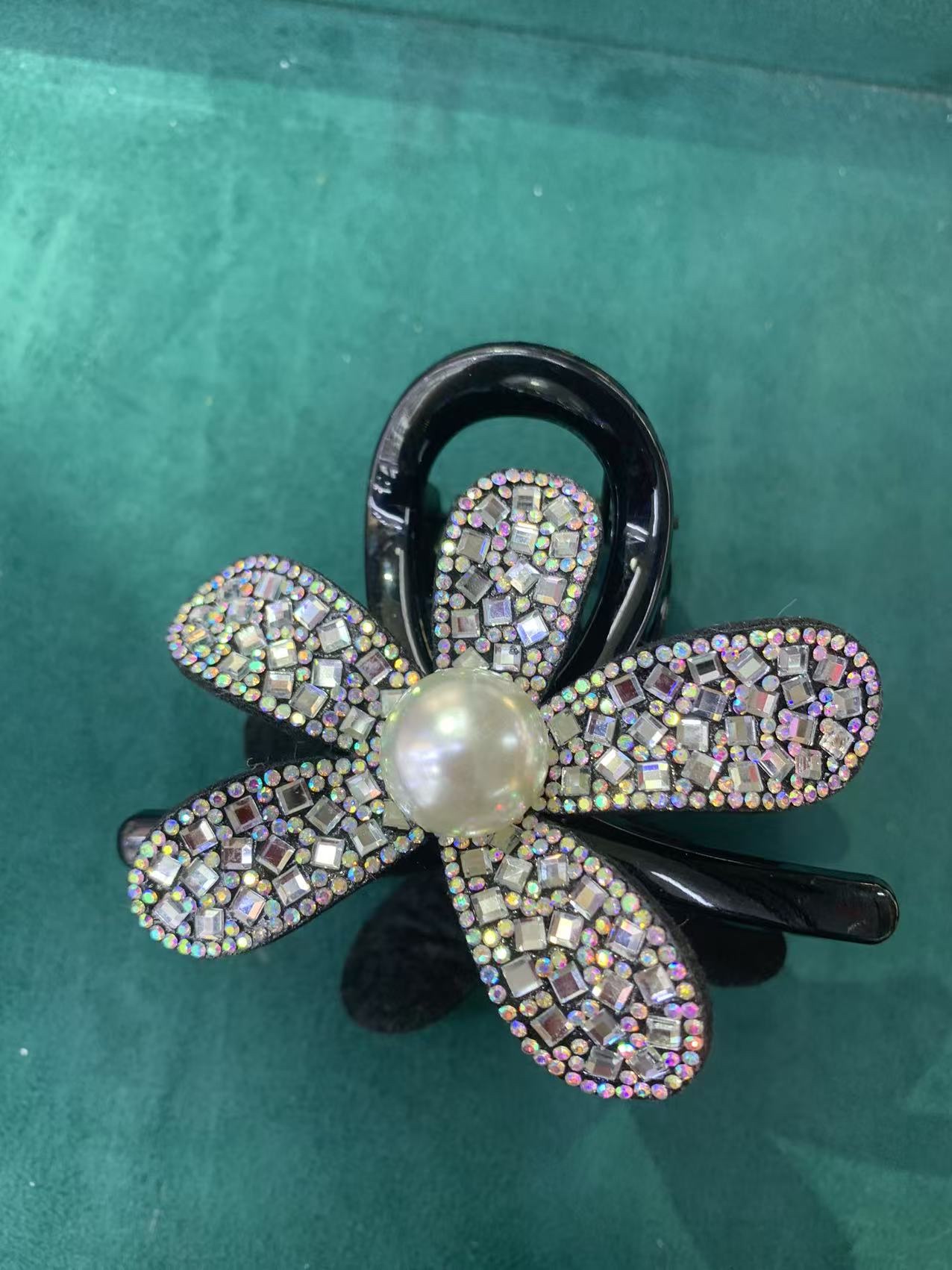 Bow design hair clip, grab clip headwear, simple and fashionable ladies' hair accessory, hair care decoration, exquisite and durable grab clip