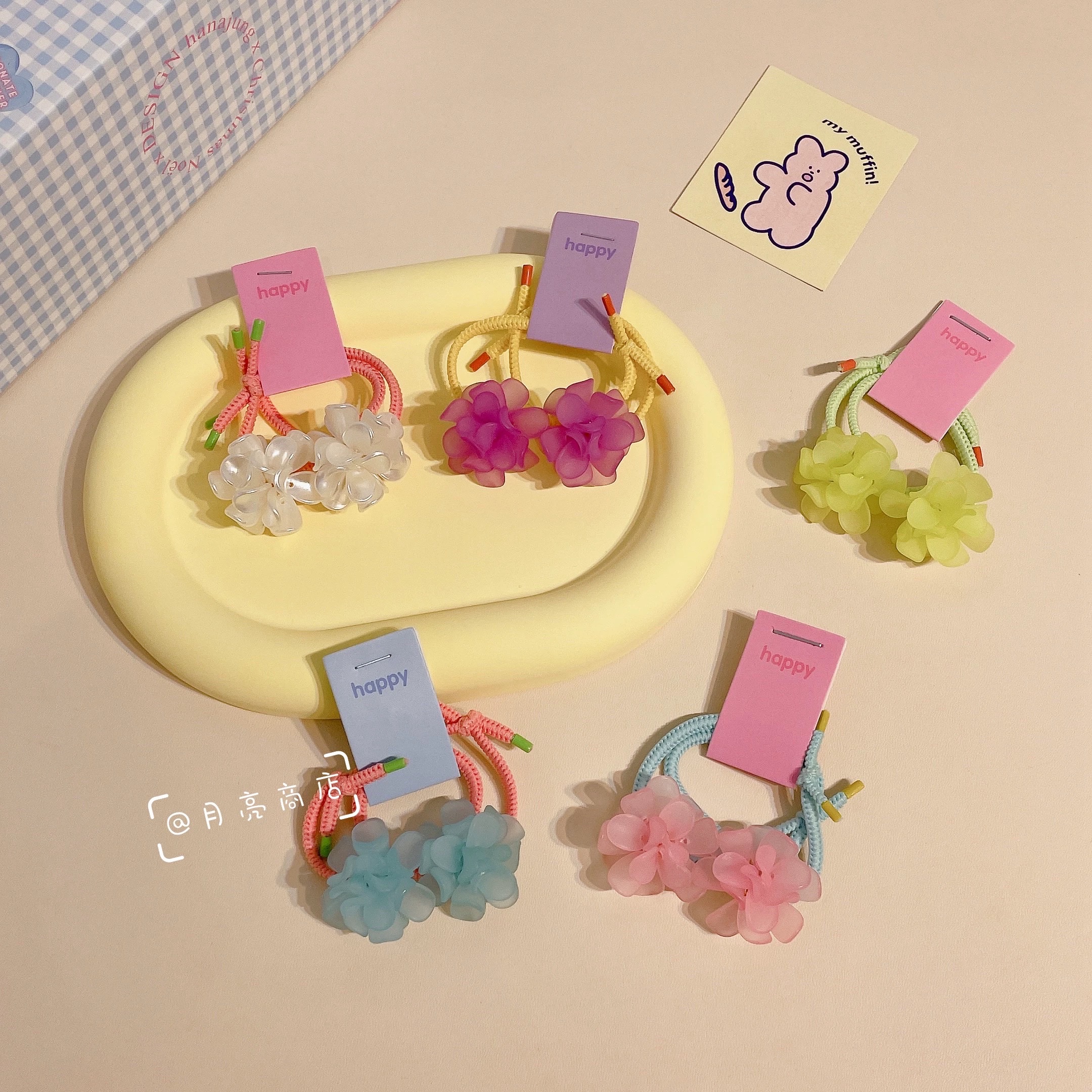 蝴蝶结设计发夹 抓夹 头饰 发饰 美发装饰品 女士时尚发饰品 简约优雅持久固定头饰发饰