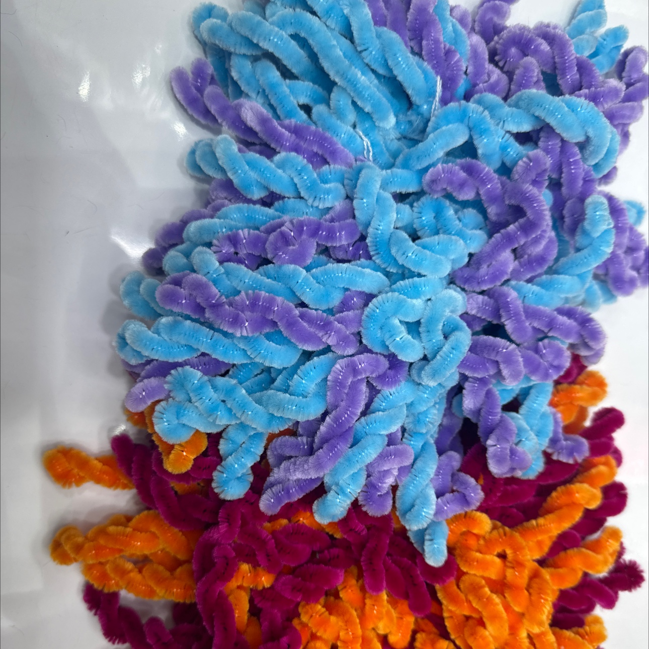 时尚饰品网纱大肠发圈 发饰头绳 美发装饰品 简约甜美发圈女士发饰品（100条）详情图2