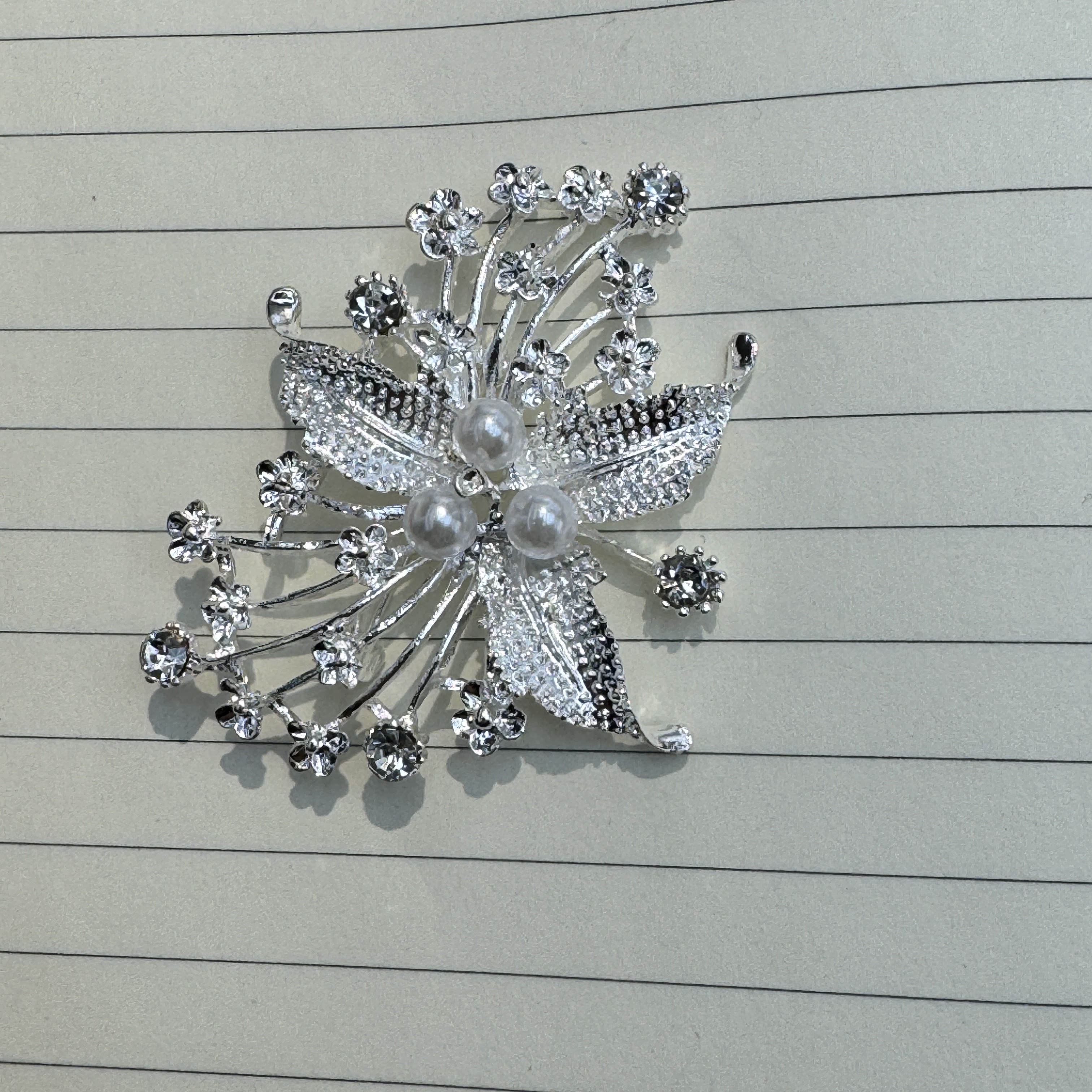 镀银胸针徽章 时尚女士衣饰配件 丝巾扣装饰品 独特设计优雅大方