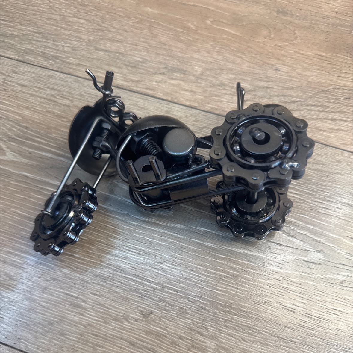 铁艺三轮车金属工艺品家居摆件儿童玩具细节图