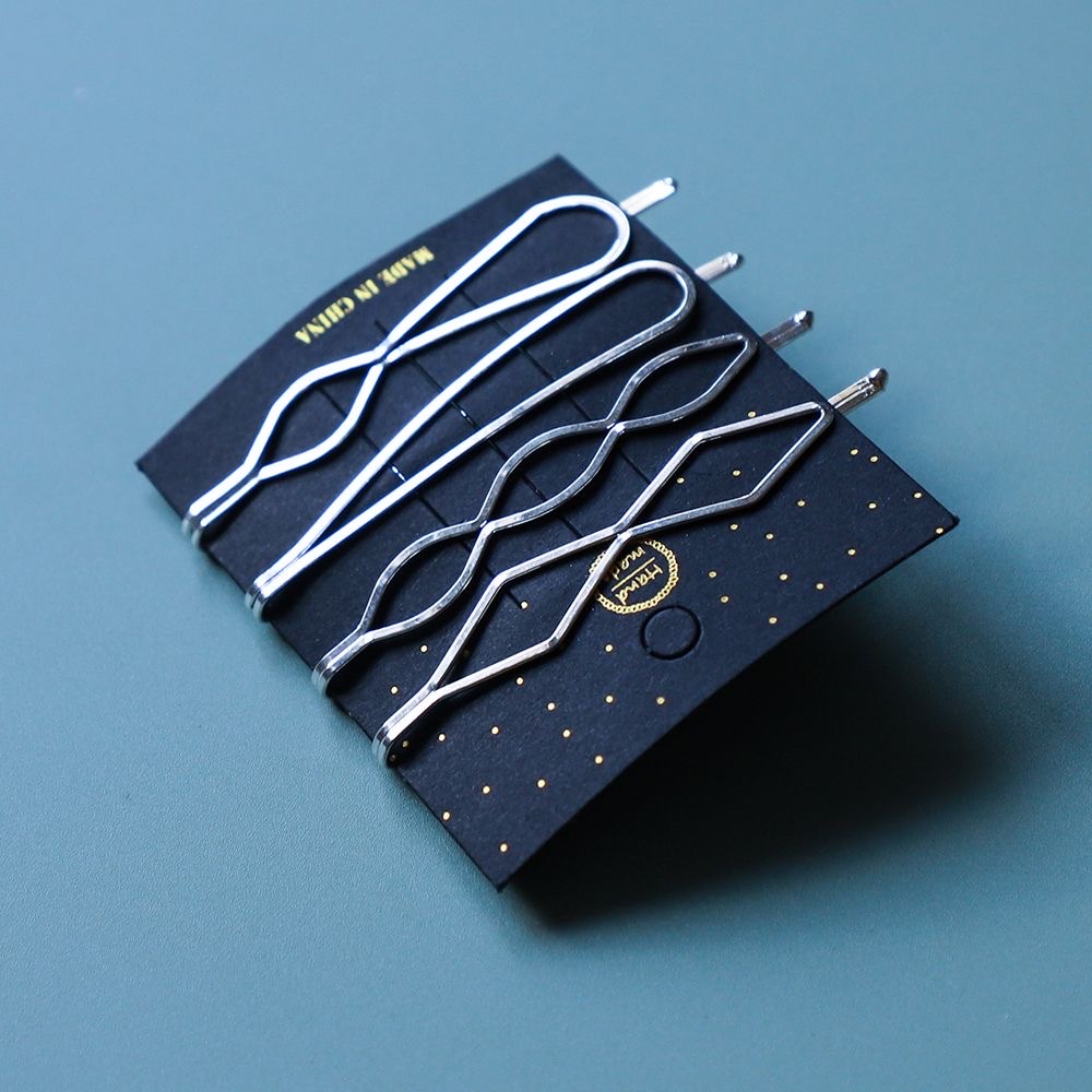 Golden simple one-line clip, popular hair clip, side clip, arc-shaped bangs, broken hair clip, versatile and elegant headwear, hair clip detail image 6