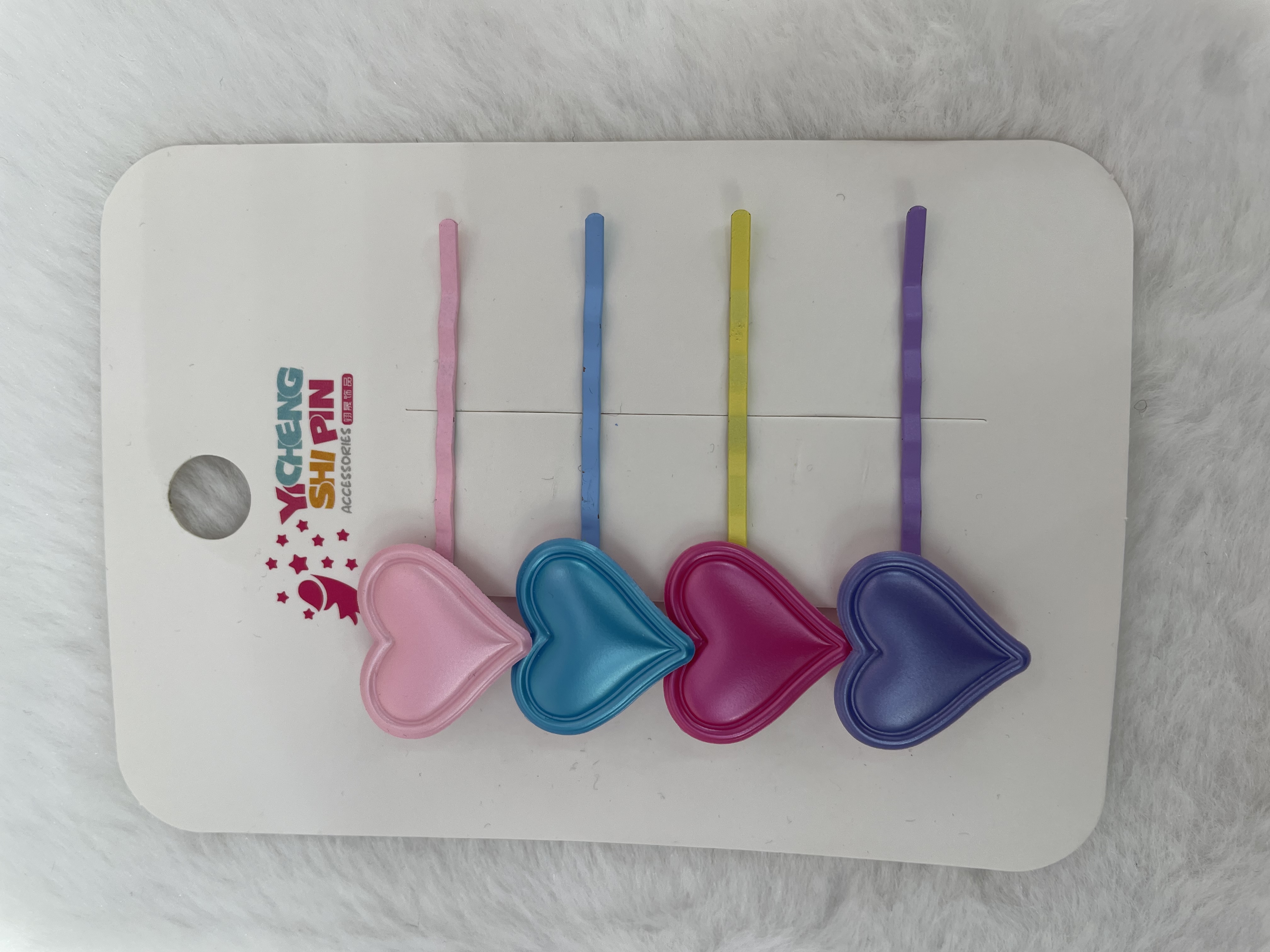 儿童夏季可爱发夹 发饰女童夏季潮流发卡 儿童发饰套装含戒指盒 时尚潮流夏季可爱款