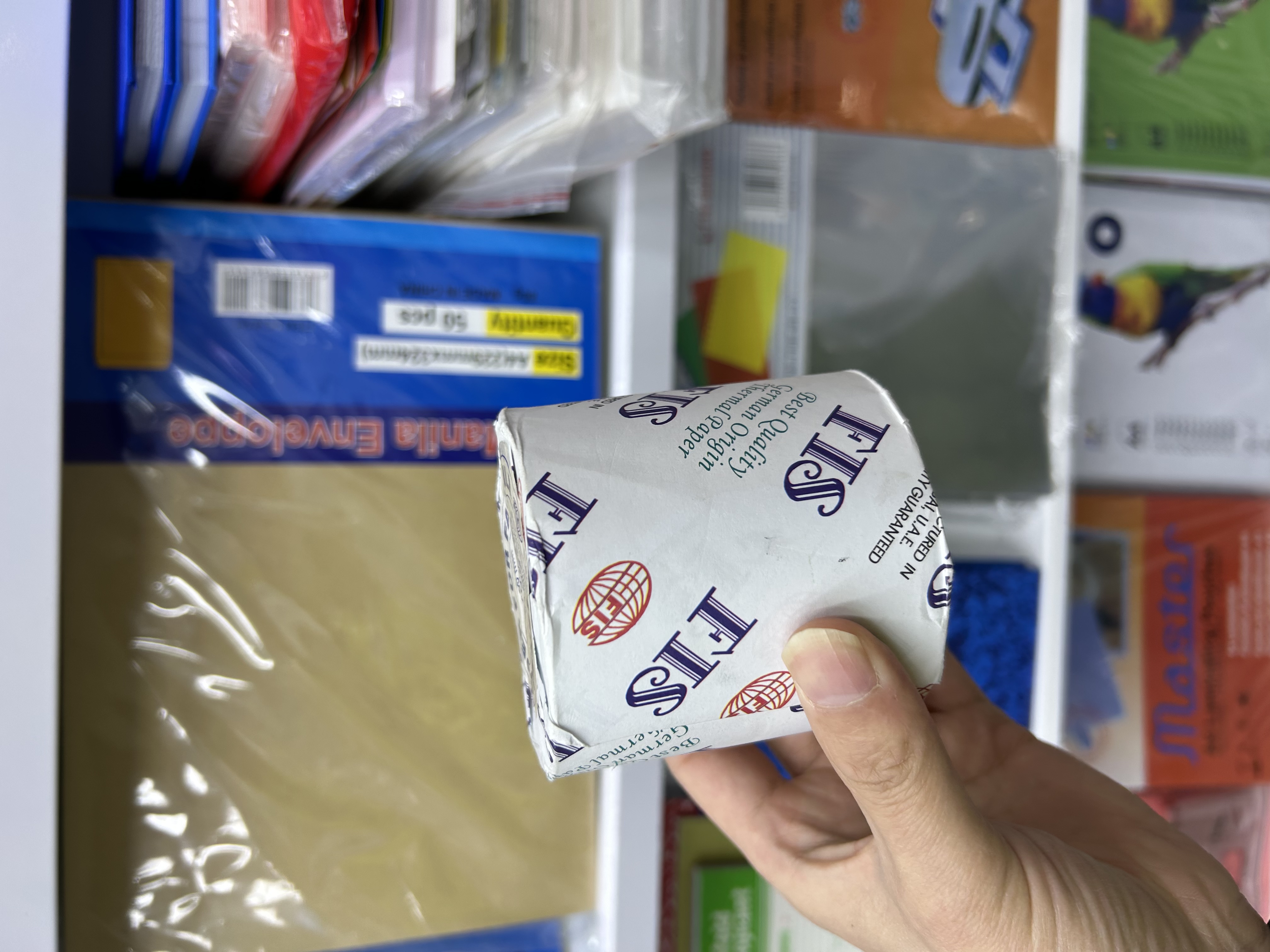 外贸出口热敏纸80*80，FIS包装80*80产品图