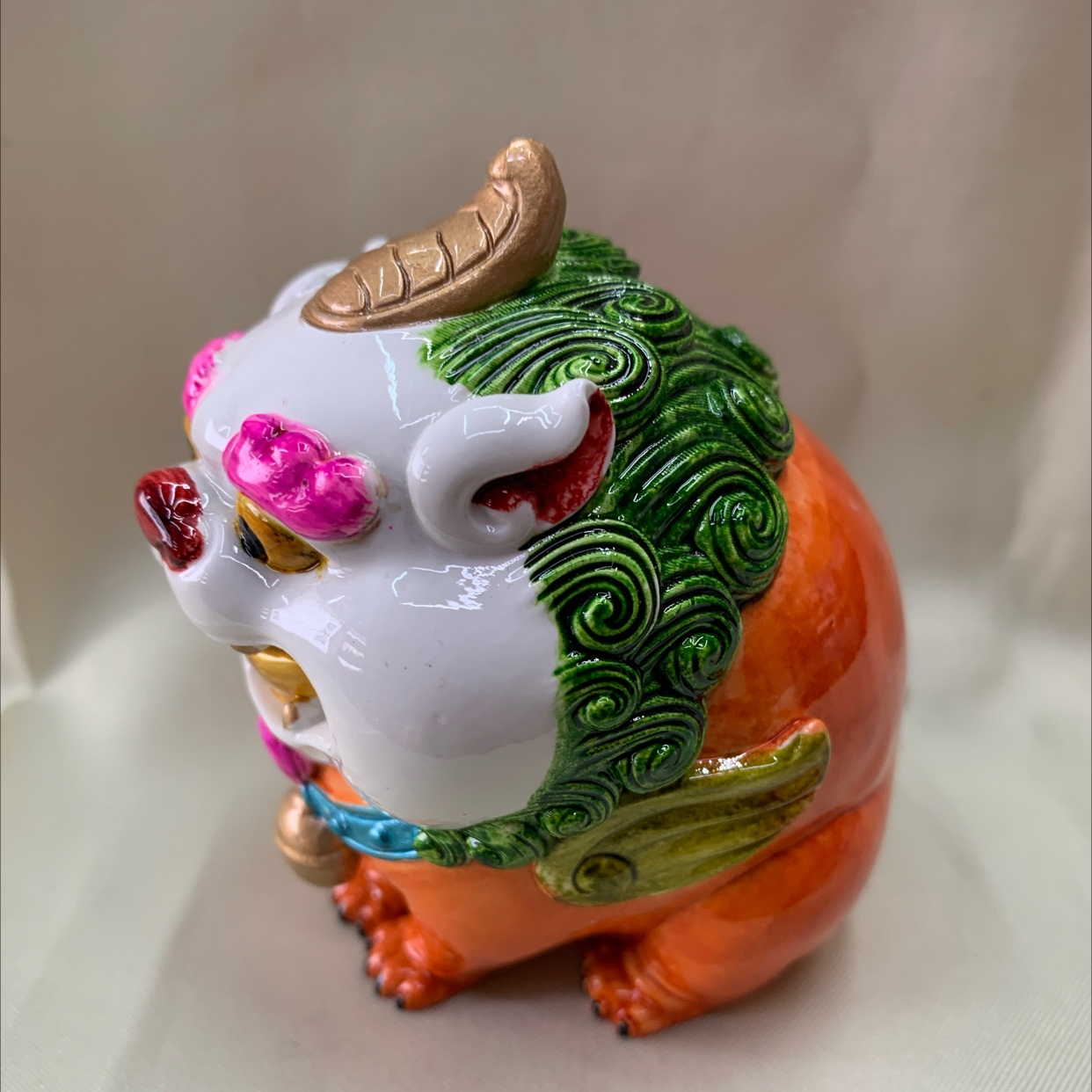 CAI's exquisite resin hand-painted craft Small ornaments 20242 Large ingots and PI Xiu details Picture