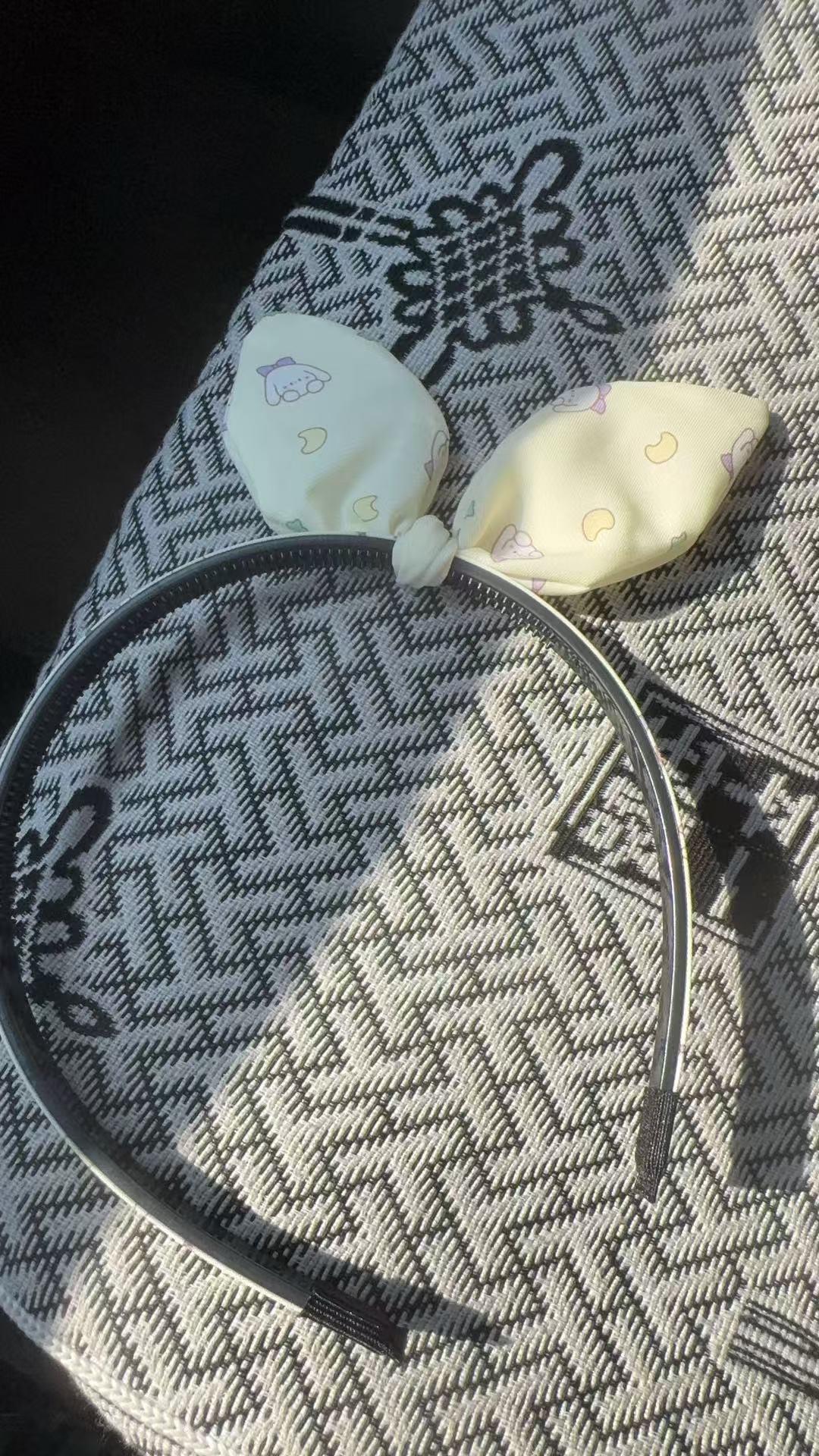 发卡女士拼接韩版 发饰女士拼接韩版 时尚头饰 美发配饰兔耳朵头扣