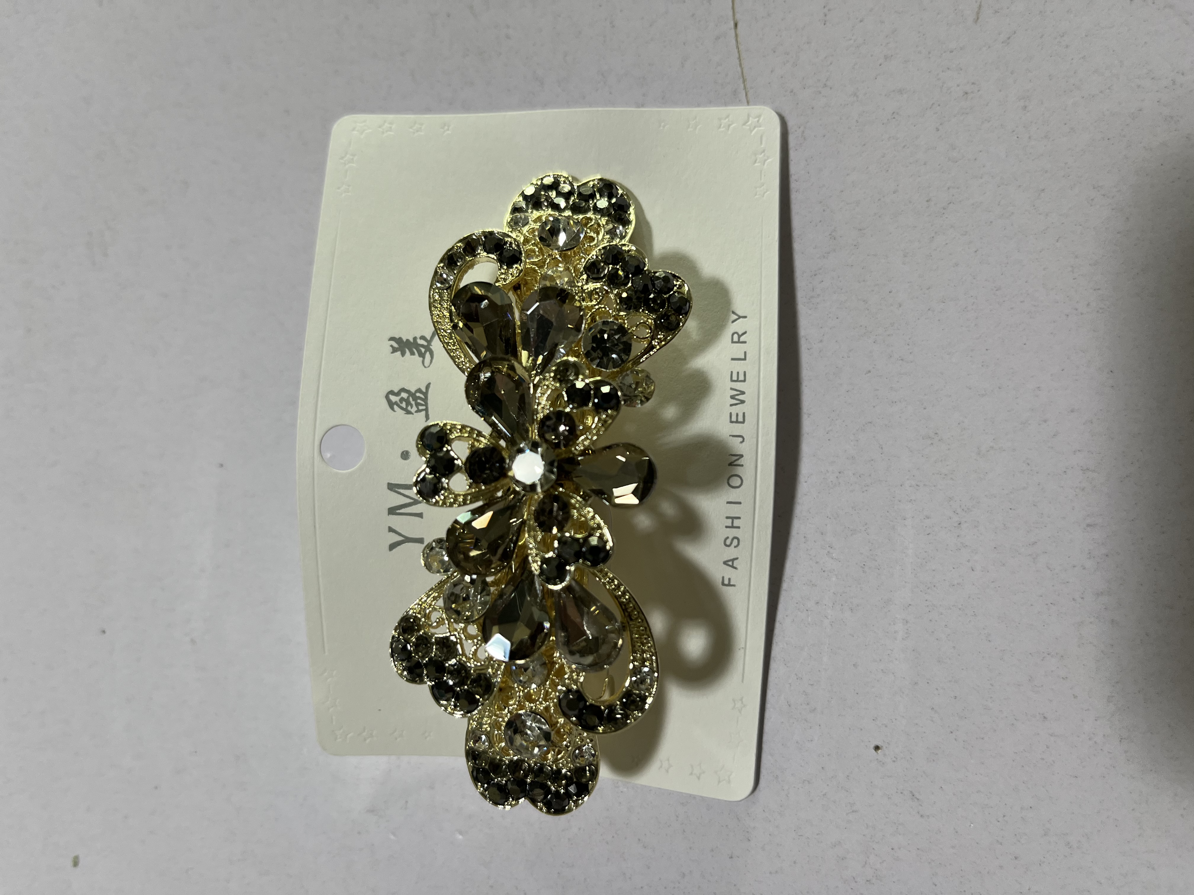 拉布布品牌针织发卡 星星夹设计 简约时尚 假发配饰 发卡女士头饰详情图2