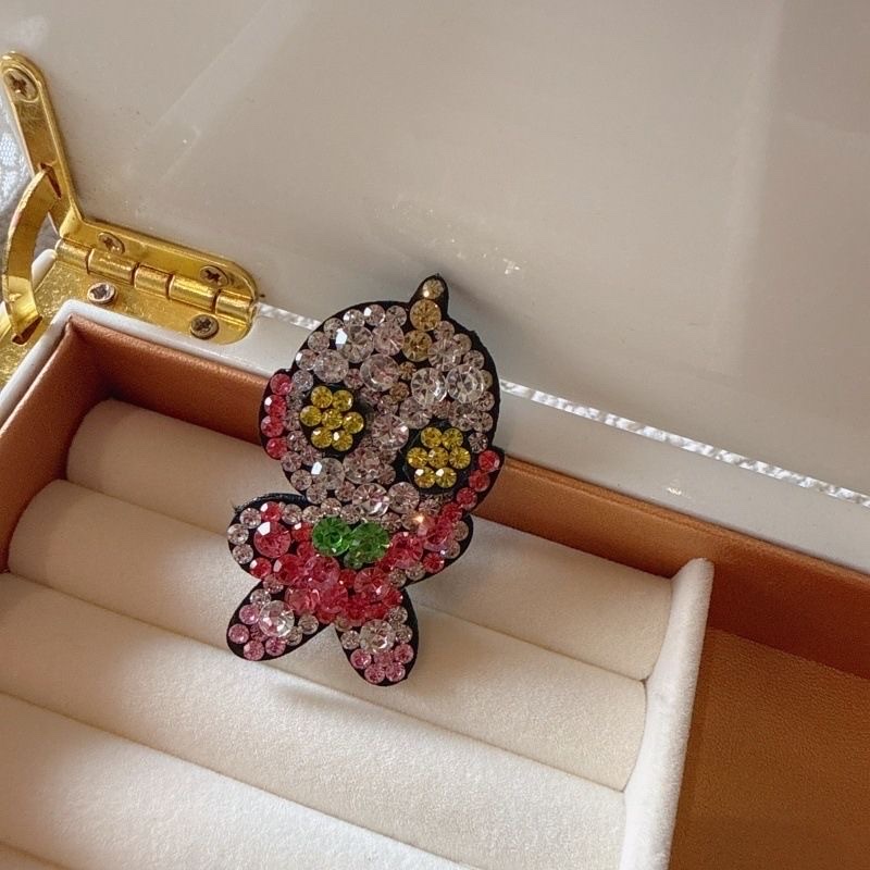 刘亦菲同款奥特曼发饰发夹卡通彩钻鸭嘴夹感闪钻可爱减龄边夹