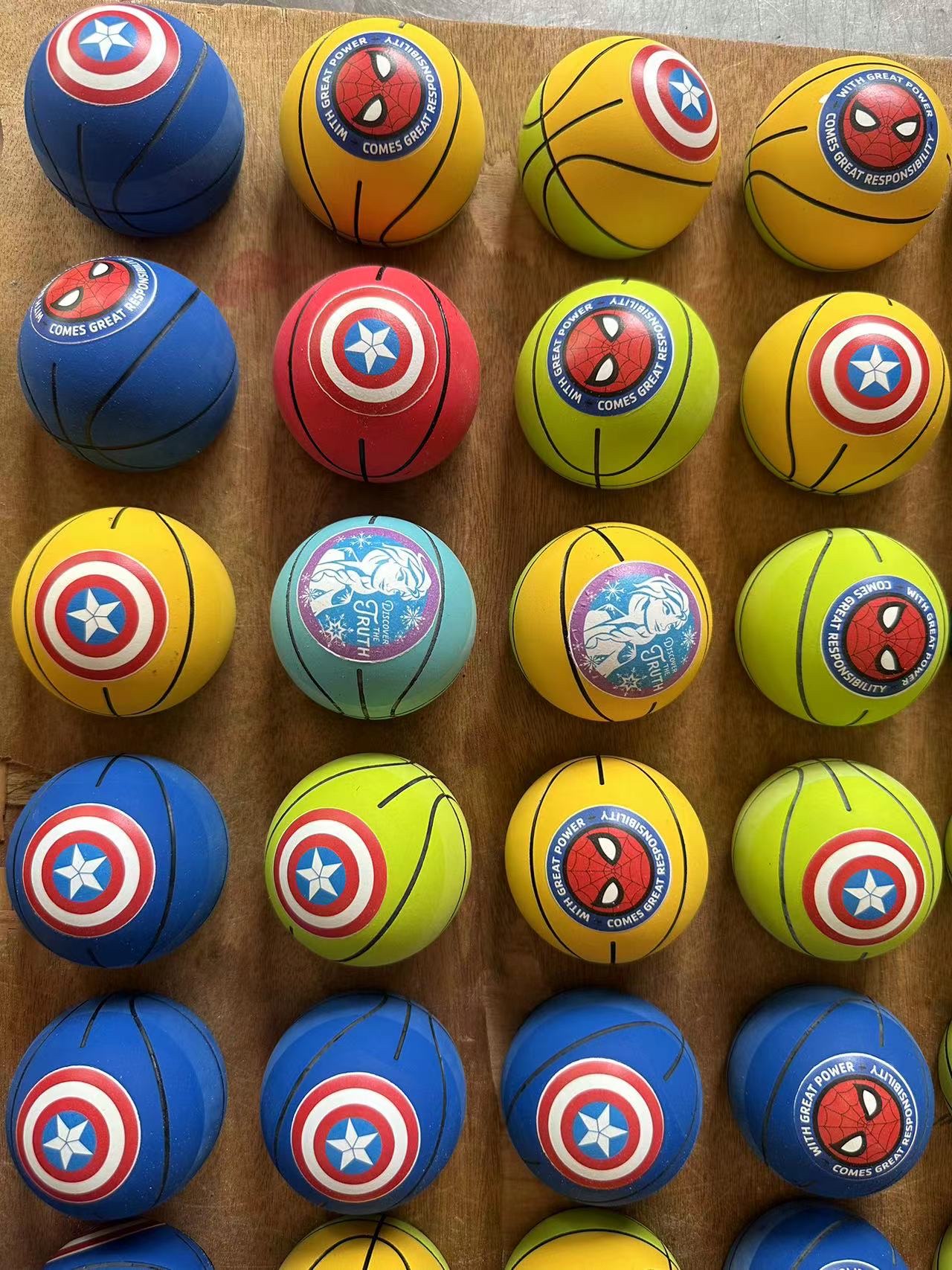 6 cm squash balls, hollow balls, elastic balls and children's toys can be customized OEM detail image 12