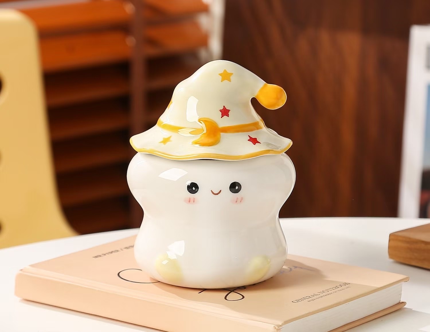 Cute star ceramic water cups, student breakfast cups, tableware, coffee cups, mugs, tea cups and tableware Item Picture