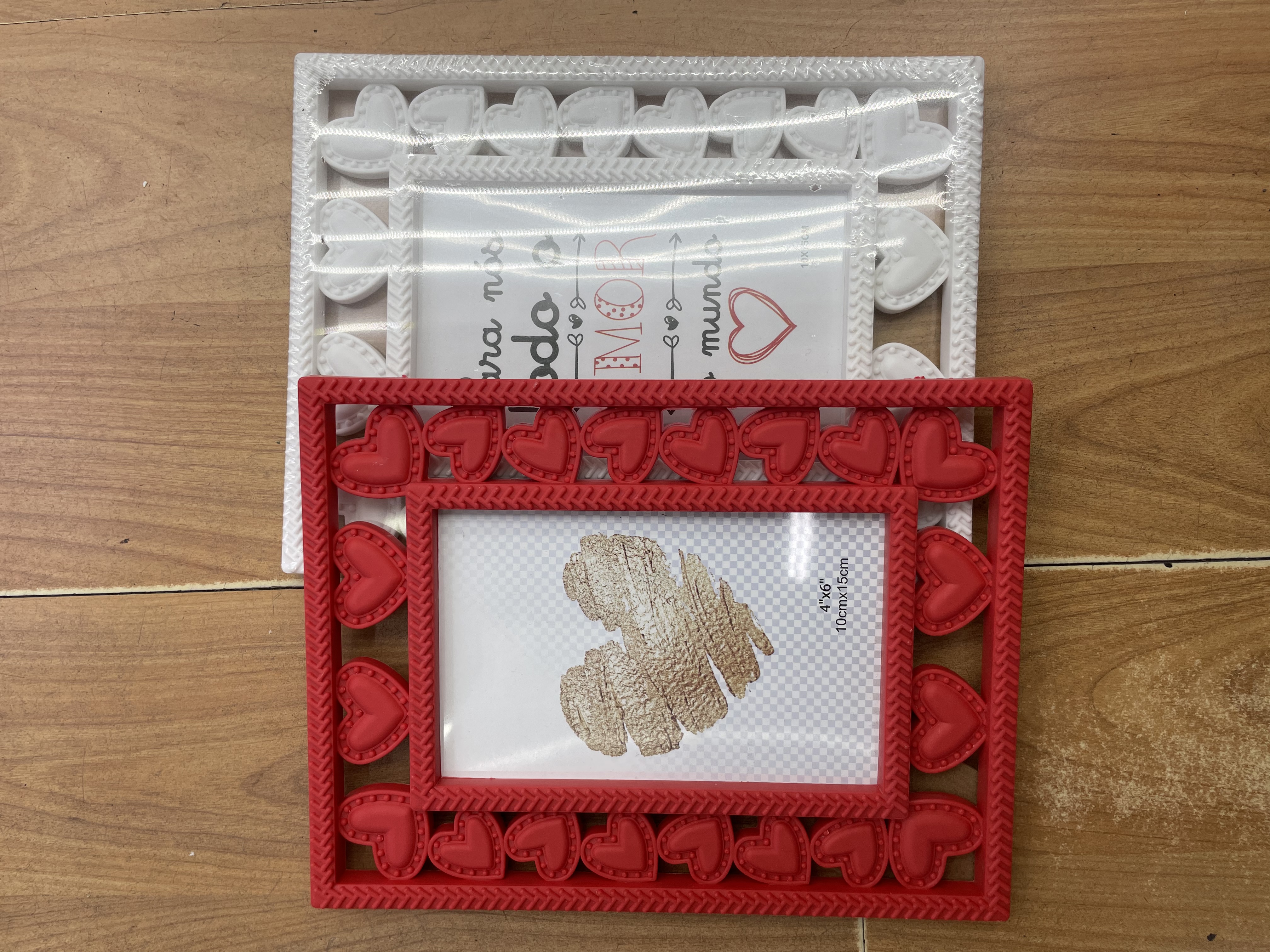 情人节主题相框爱心塑料相框相框摆台画框摆台相框画框相框