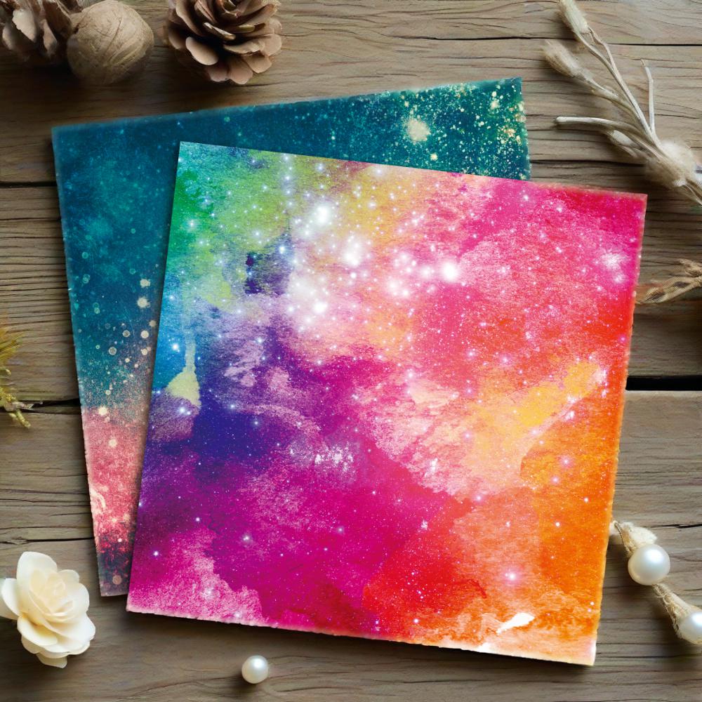 DIY手工制作剪贴薄手账Scrapbook素材 12英寸图案纸 背景纸 AC 220306细节图