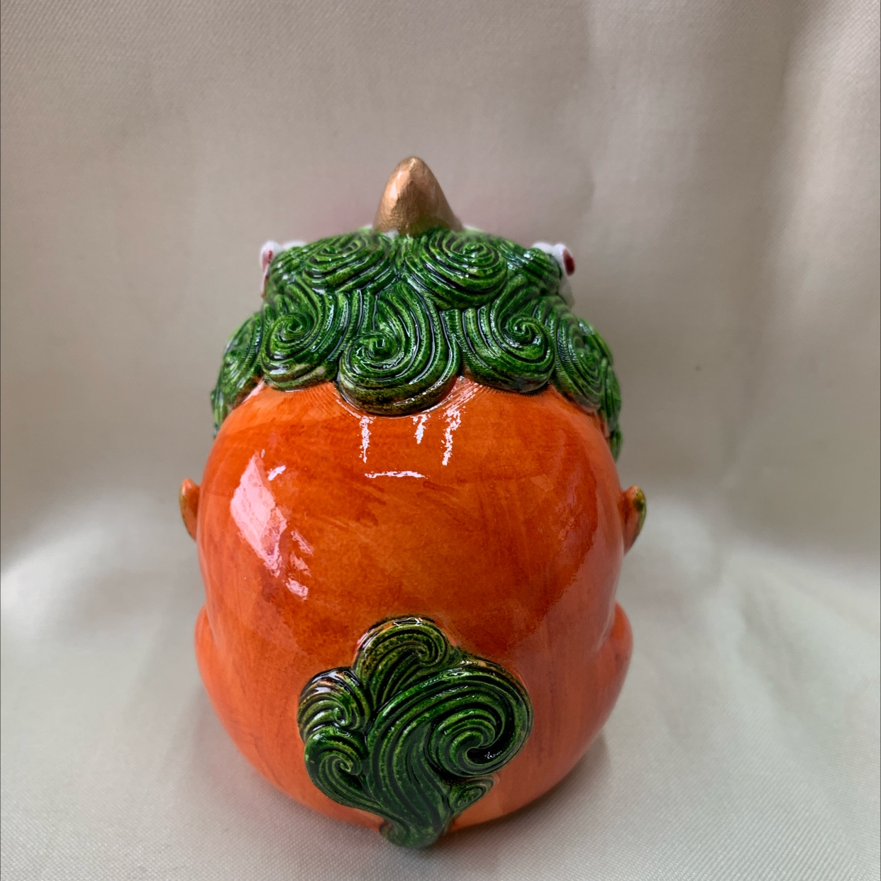 CAI's exquisite resin hand-painted craft Small ornaments 20242 Large ingots and PI Xiu Specification image