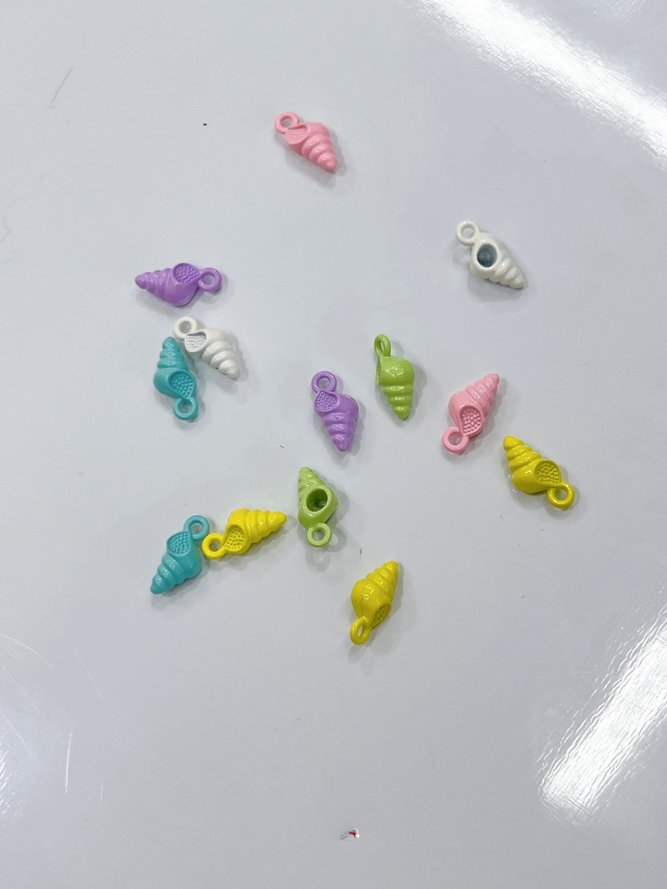 锌合金饰品配件辅料喷漆海洋小清新春夏可爱立体点缀挂件DIY服饰大气自创潮流时尚百搭项链耳钉首饰手机链保色电镀