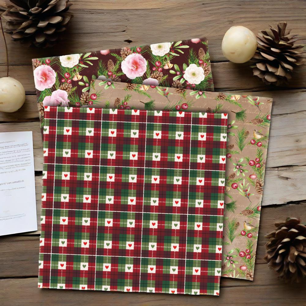 DIY handmade scrapbook planner materials: 6-inch patterned paper background paper, 24 sheets AC 220404 details Picture