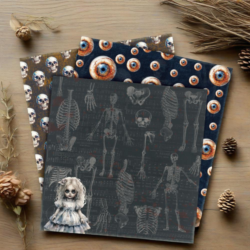 6inch paper pack - Reappearance of the Undead - Planners/ Scrapbooks /Cards / Journals / Photo Album DIY decoration  (12 sheets) AC230803-06 details Picture