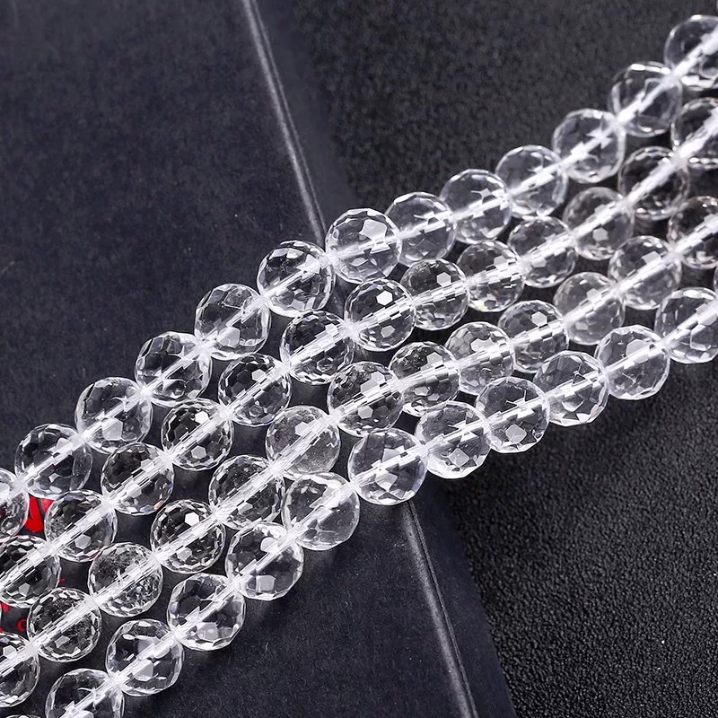 玻璃水晶珠 64面球珠 手工DIY水晶玻璃珠刻面玻璃珠详情图4