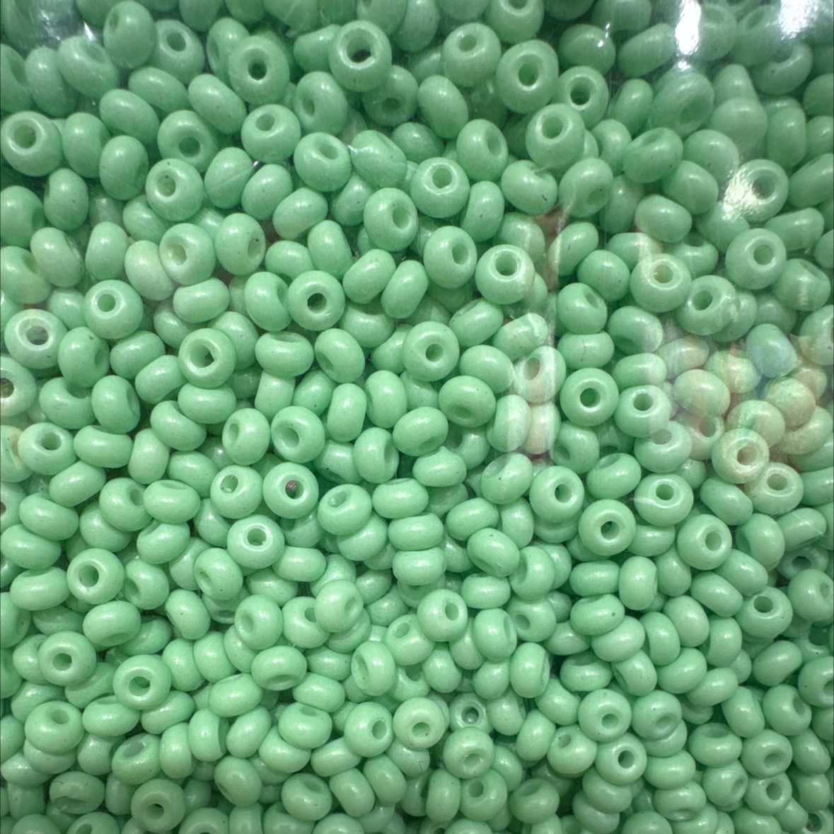 宝莎妮玻璃小米珠5mm烤漆工艺珠DIY 手工串珠散珠