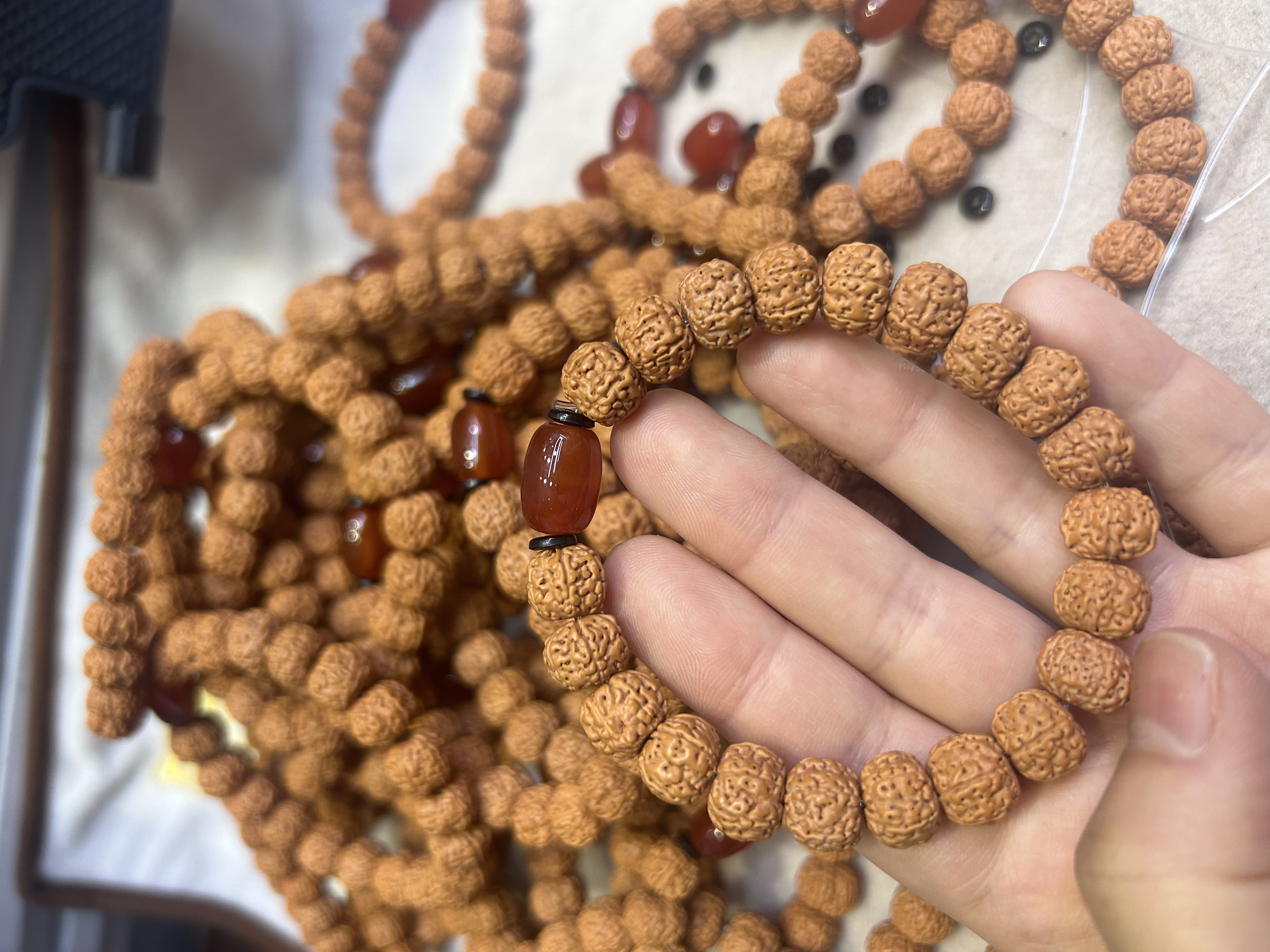 手串，玛瑙手镯，金刚菩提手串产品图