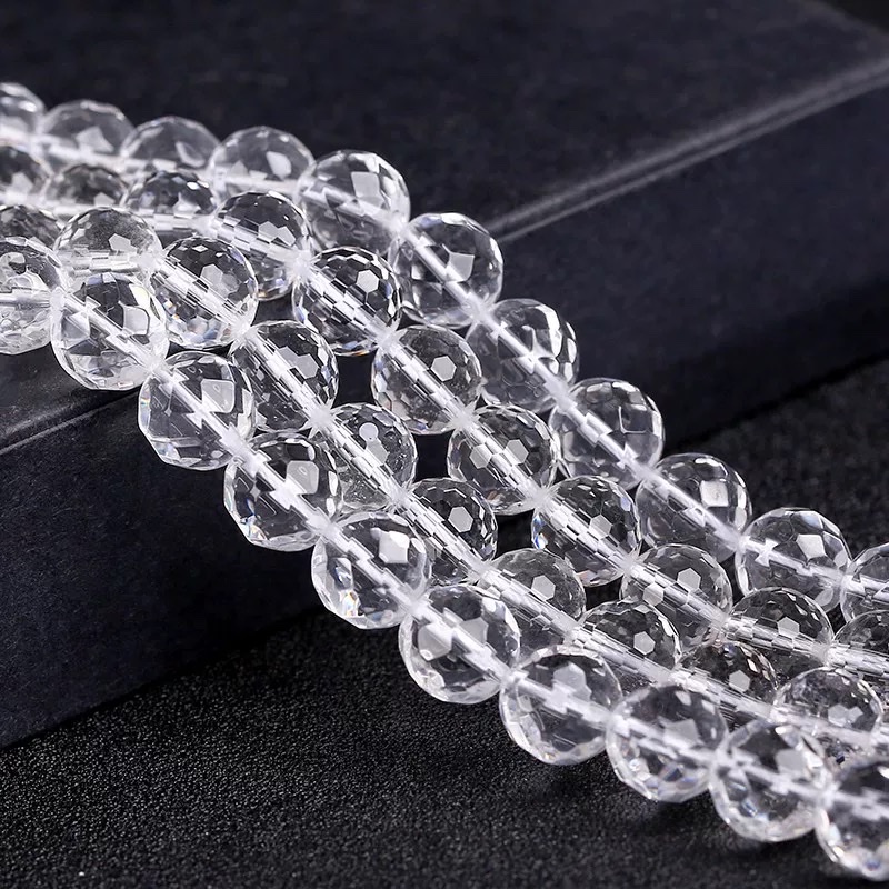 玻璃水晶珠 64面球珠 手工DIY水晶玻璃珠刻面玻璃珠详情图3