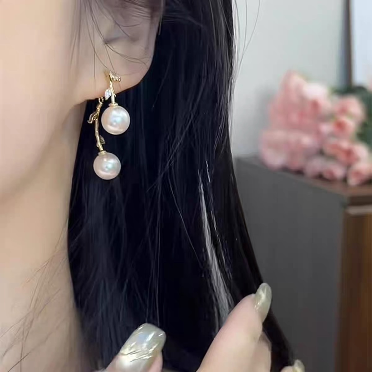 一叶暴富耳环女长款气质耳环女长款气质详情图3