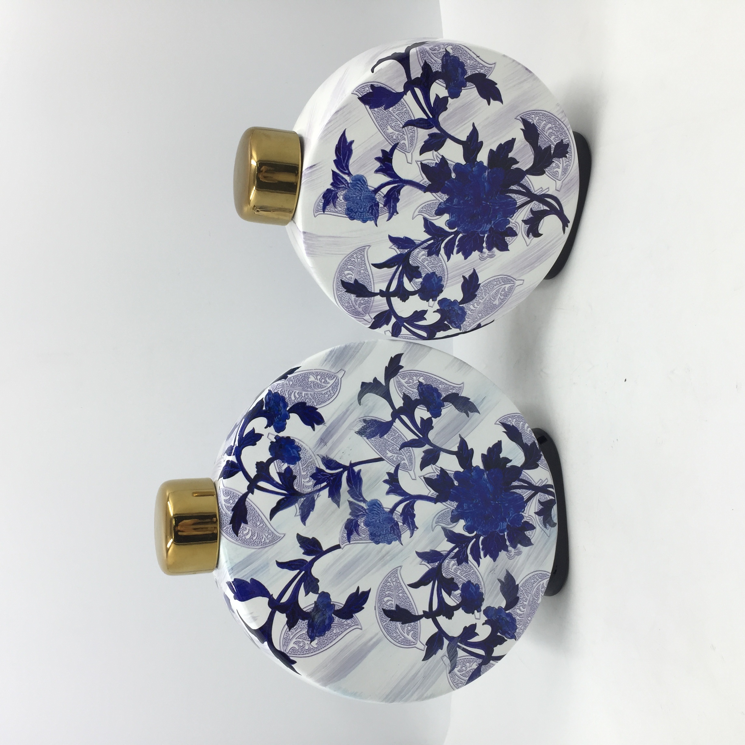New ceramic vases, blue and white porcelain flower vases, bottles, home ornaments, living room, bedroom, entrance hall, home ceramic decorative items, handicrafts and ornaments