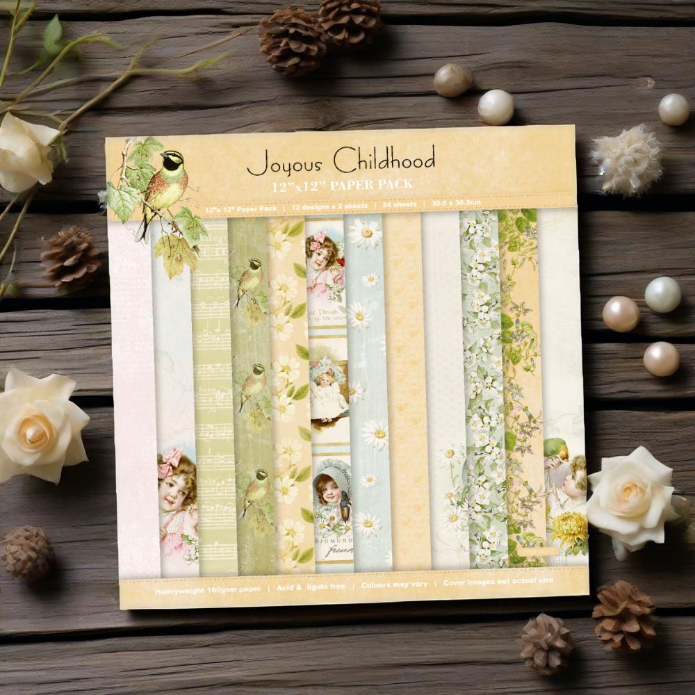 DIY handcrafted Scrapbook material: 12-inch pattern paper background paper ZYS210302 full figure