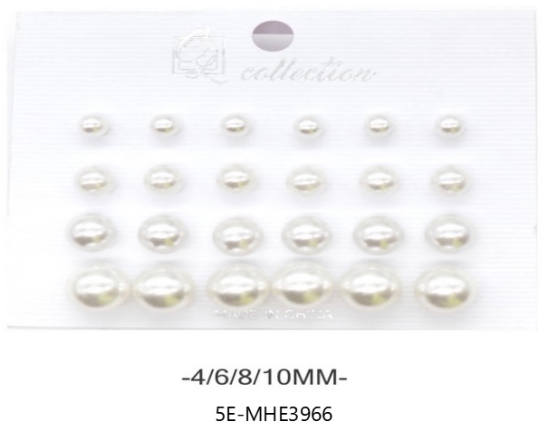 韩版潮流休闲百搭耳饰简约气质可爱甜美珍珠耳钉细节图