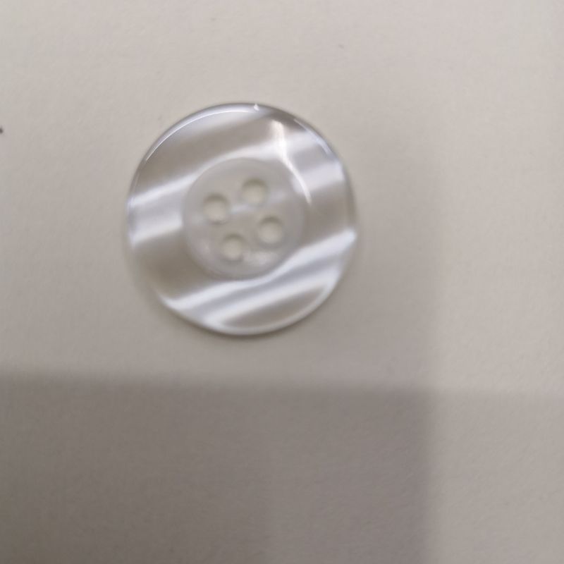 四眼两眼树脂纽扣银色