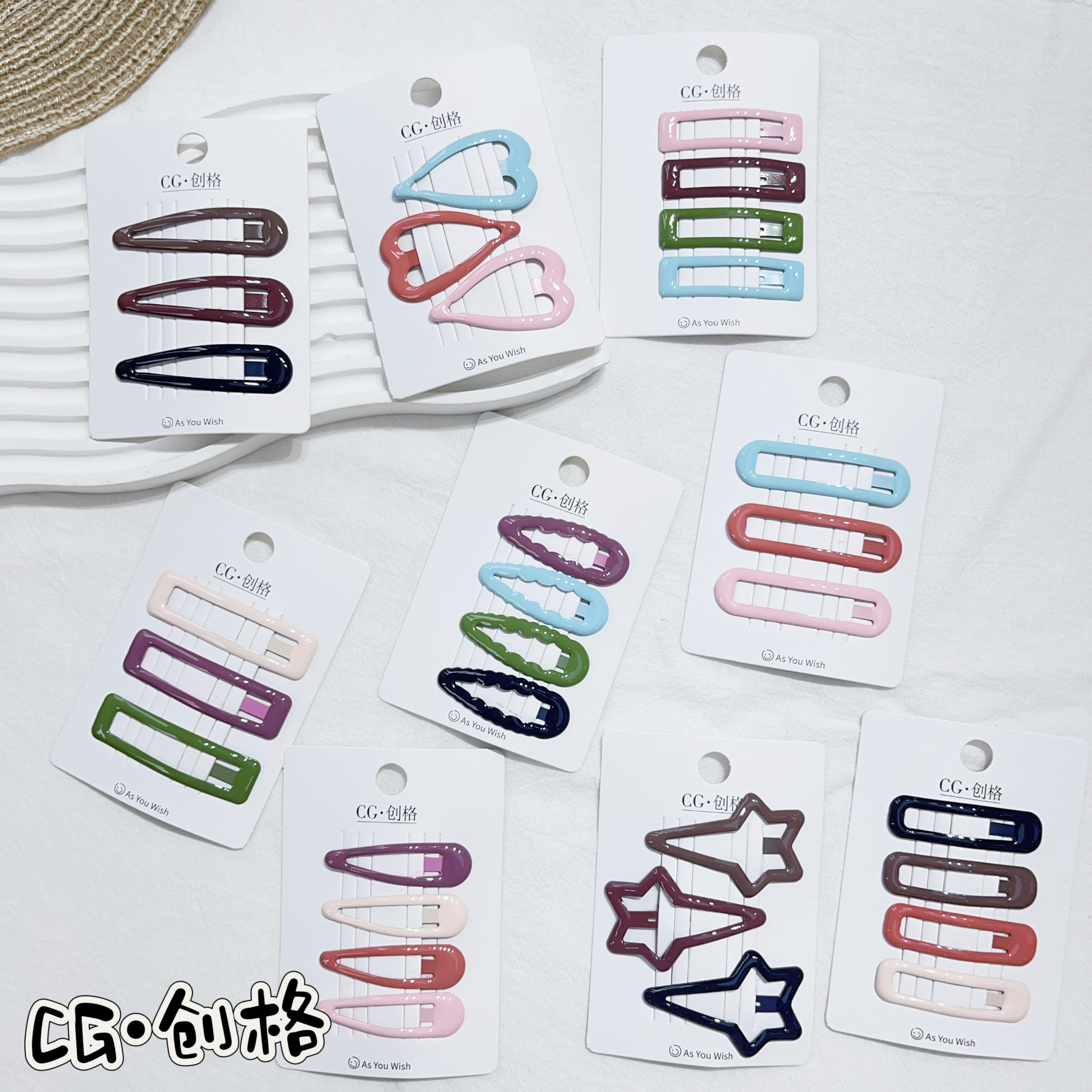 Korean side hair clips for women 2025 new high-end bangs BB clips