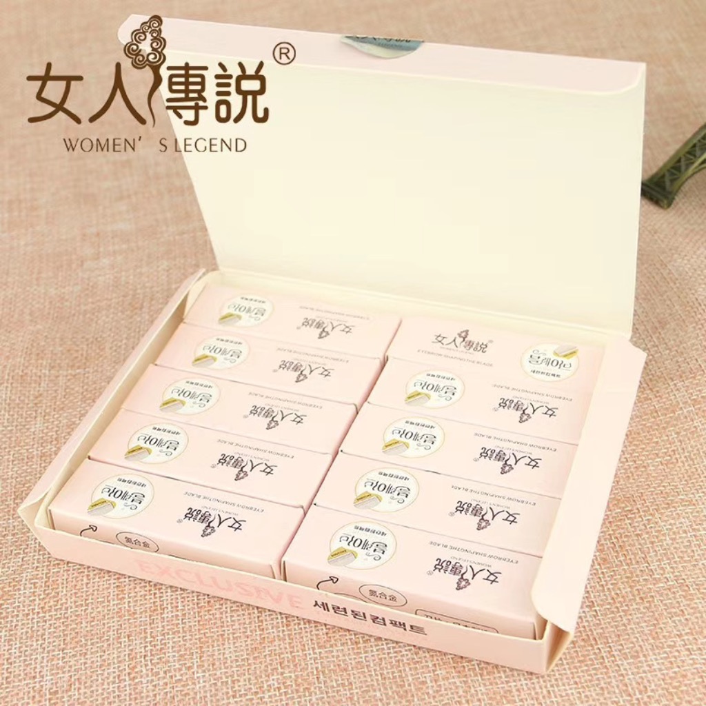Women's Legend · Professional Eyebrow Trimming Blade 100pcs W8749 Application Scenario