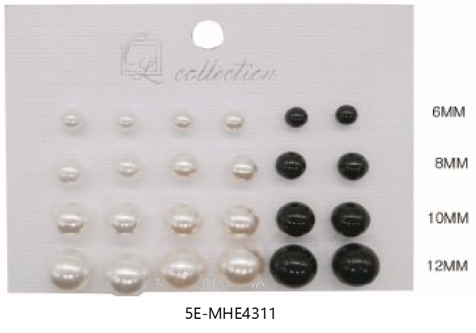 韩版潮流休闲百搭耳饰简约气质可爱甜美珍珠耳钉产品图