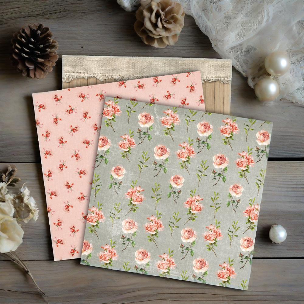12 inch paper pack -Beautiful Moments - Planners/ Scrapbooks /Cards / Journals / Photo Album DIY decoration  (24 sheets)  ZYS201202-12 details Picture