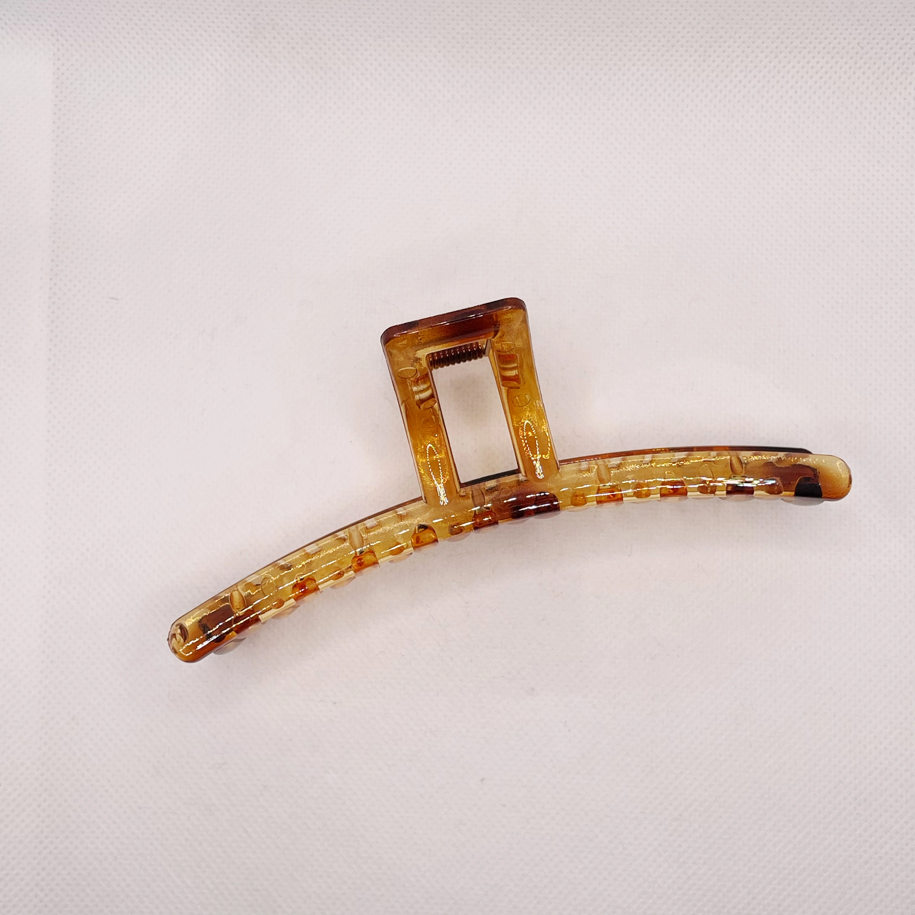 New large 13cm hair clip made of PC material, straight shark clip, back head bath clip, hair clip detail image 5