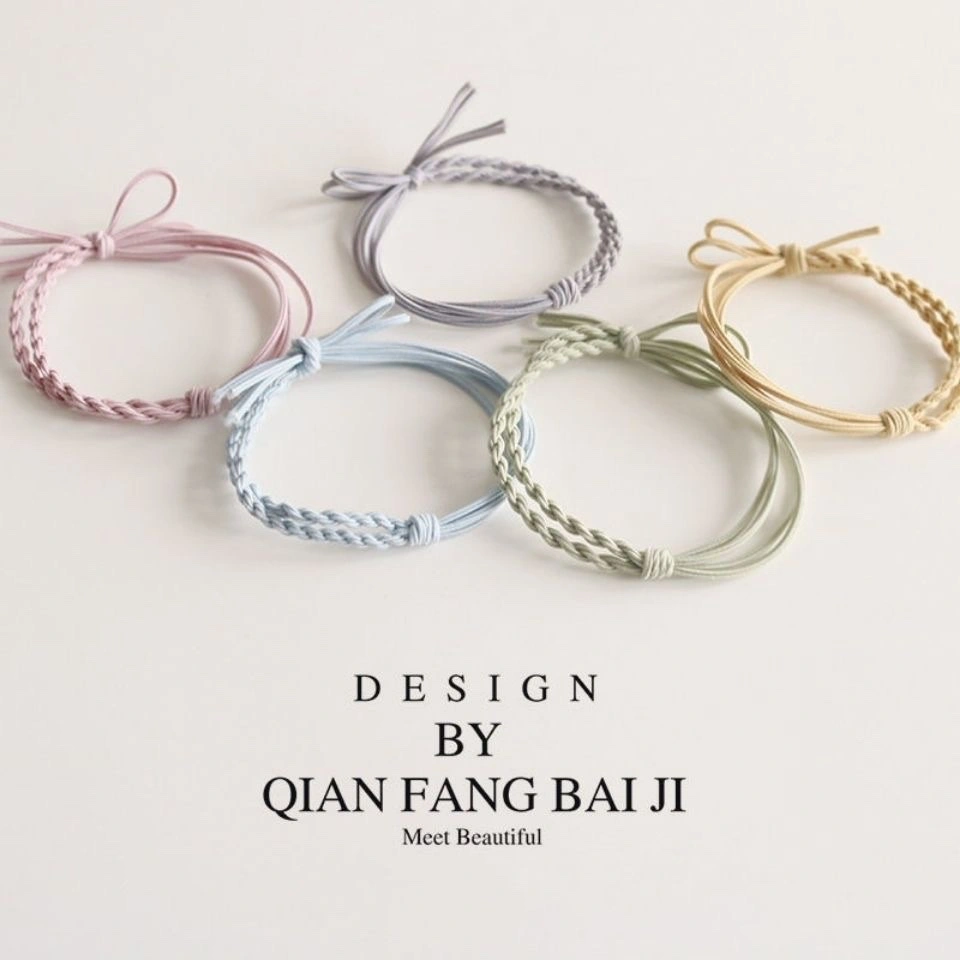 The Korean-style women's hair tie, hair band and hair accessory are exquisite, elegant, long-lasting and not loose. They are fashionable and trendy hair accessories, hair bands, hair bands and hair accessories detail image 2