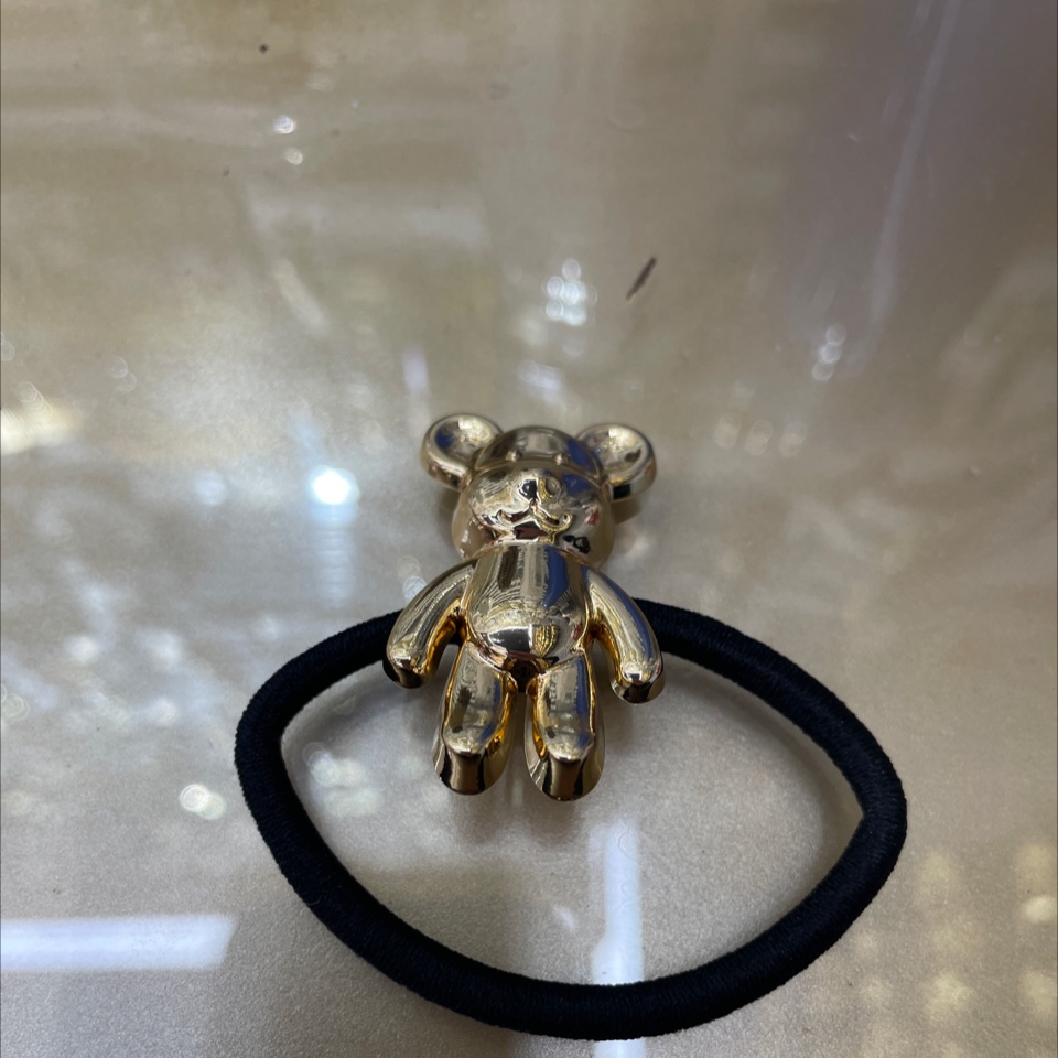 韩版女士拼接头绳 发饰发圈发绳 简约时尚发饰 美发造型配饰不伤发质详情图3