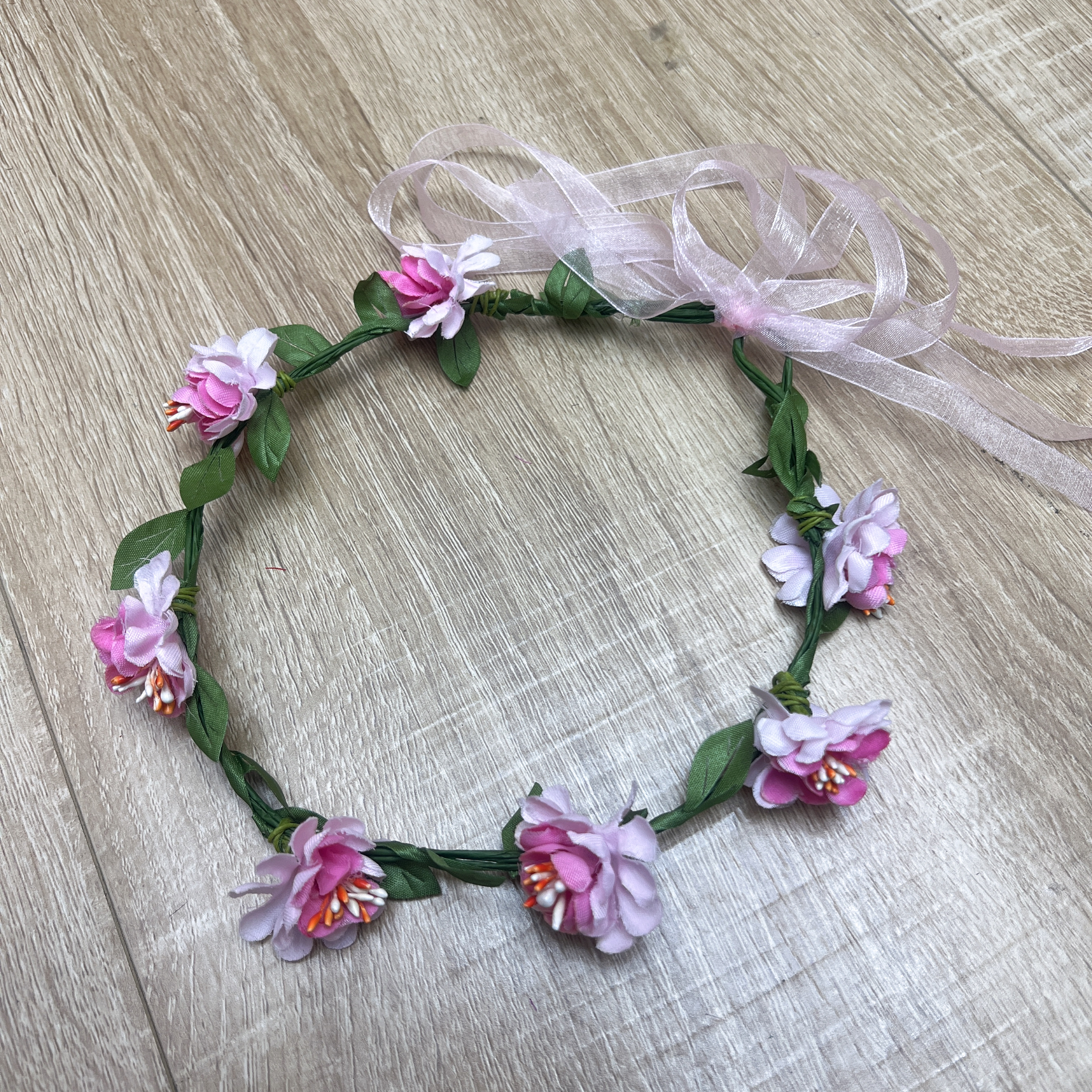 2025 Simulated flower garland Headwear, hair accessory, seaside vacation headwear, photo studio photography, bride and bridesmaid Specification image