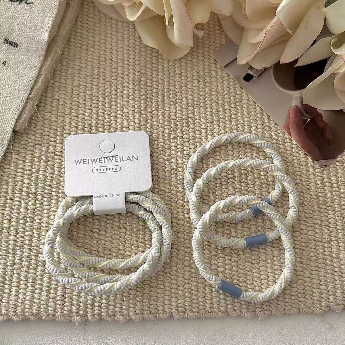 Korean-style women's hair tie, hair band, hair tie, simple and fashionable hair accessory, hair care decoration, elegant and long-lasting, elastic and won't damage hair. Hair tie and hair accessory detail image 8