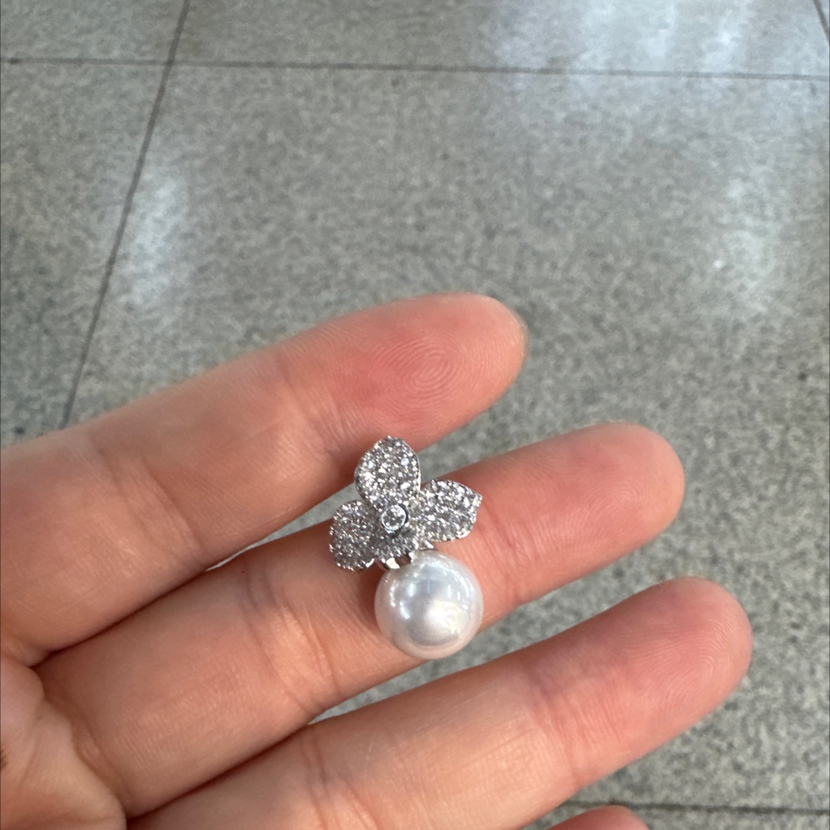 玫瑰金磨砂耳钉 独特饰品 美丽耳环 耳饰新款 简约时尚耳饰女款详情图3