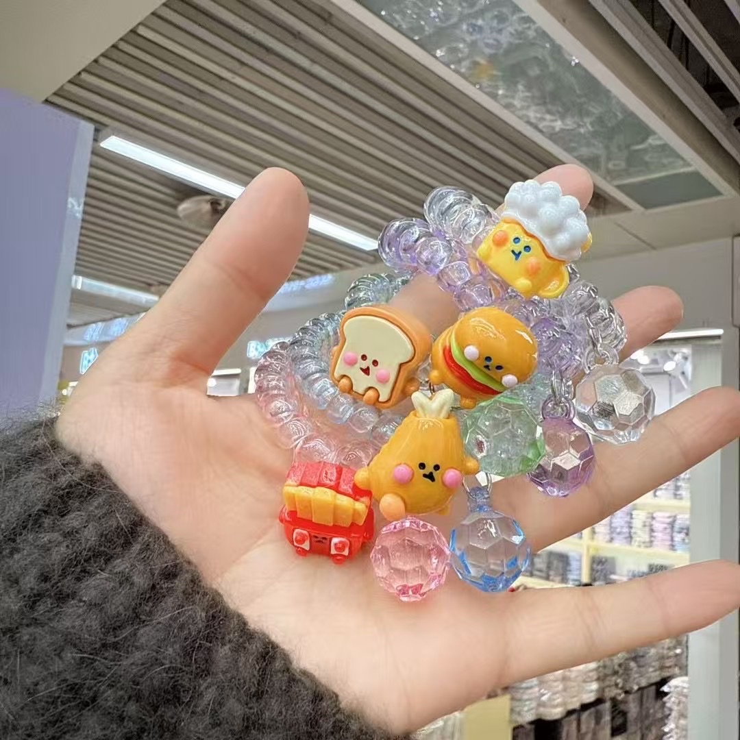 The 2025 new style hair tie, high-end look, superior telephone line, hair accessories, hair care accessories, long-lasting elasticity and no damage to hair Application Scenario