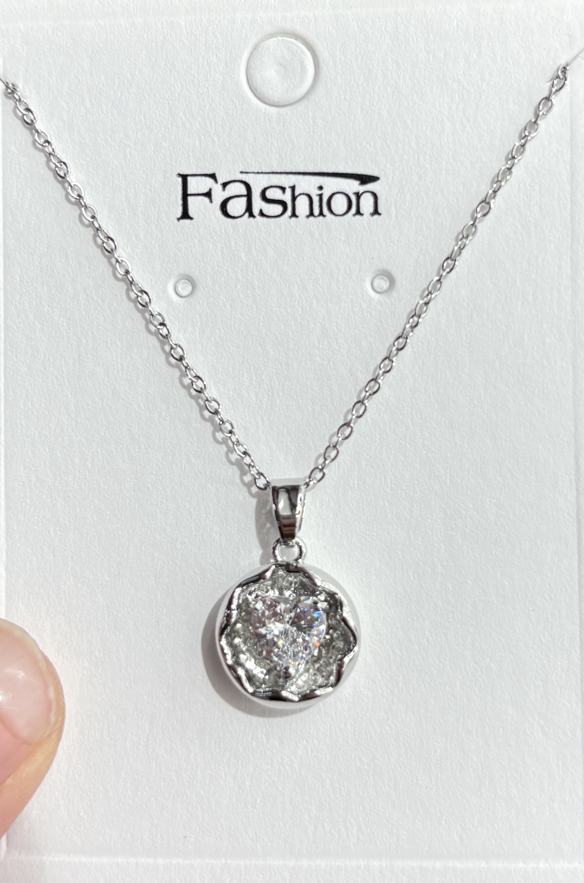 跨境电商Tiktok电商直播亚马逊希音铜锆石微镶小清新仙女风轻奢风日韩风项链