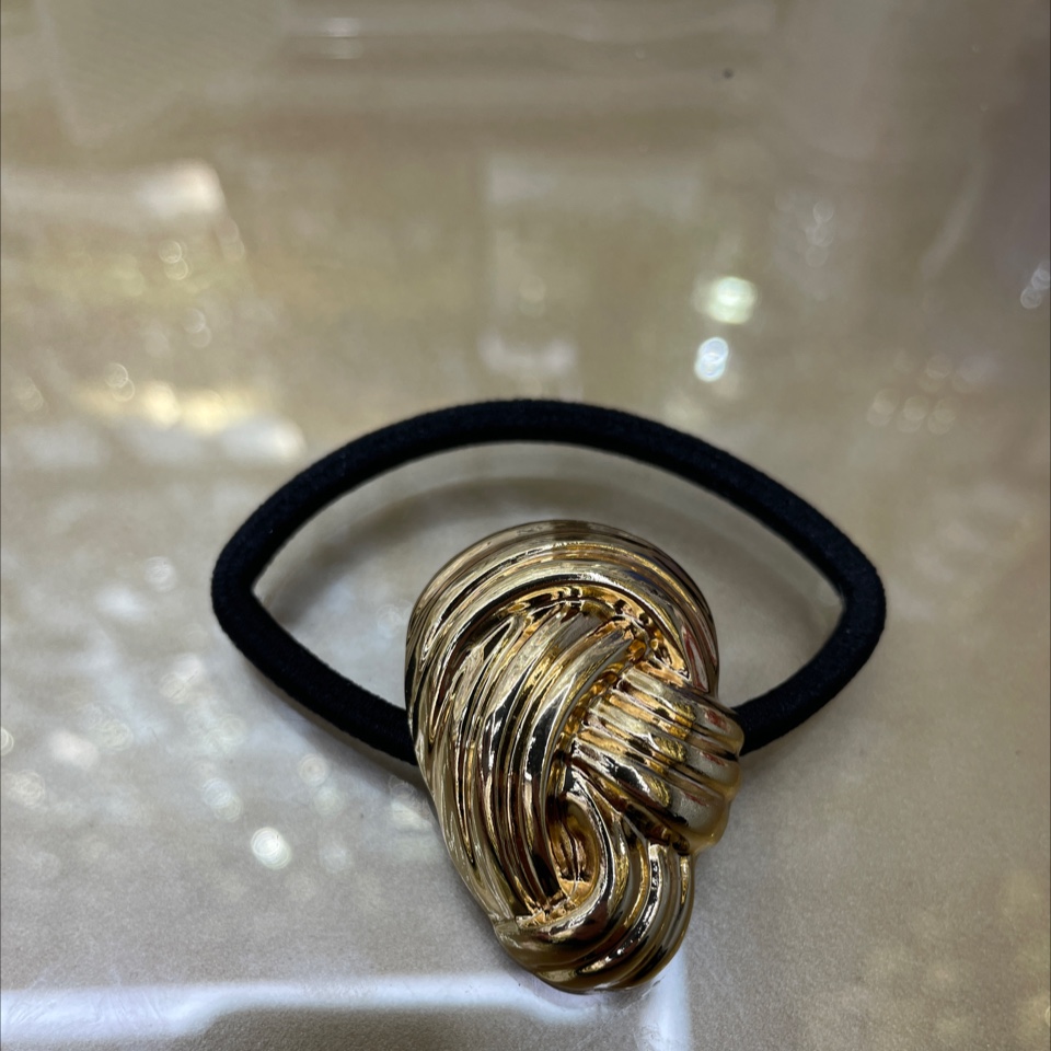 韩版女士拼接头绳 发圈发饰 简约时尚发绳 精致耐用发饰女士头饰产品图