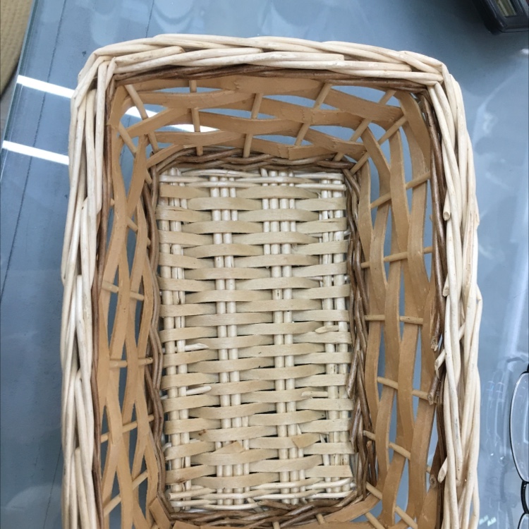 手工编织花盆套 仿藤编织篮 藤编贝壳篮子 精致手工篮子 家居装饰收纳必备086