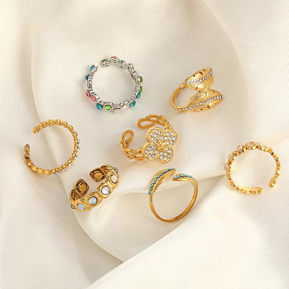 Great Wall themed titanium steel ring, Moissan diamond set zircon ring, brilliant luster, men's and women's couple rings, durable and non-fading