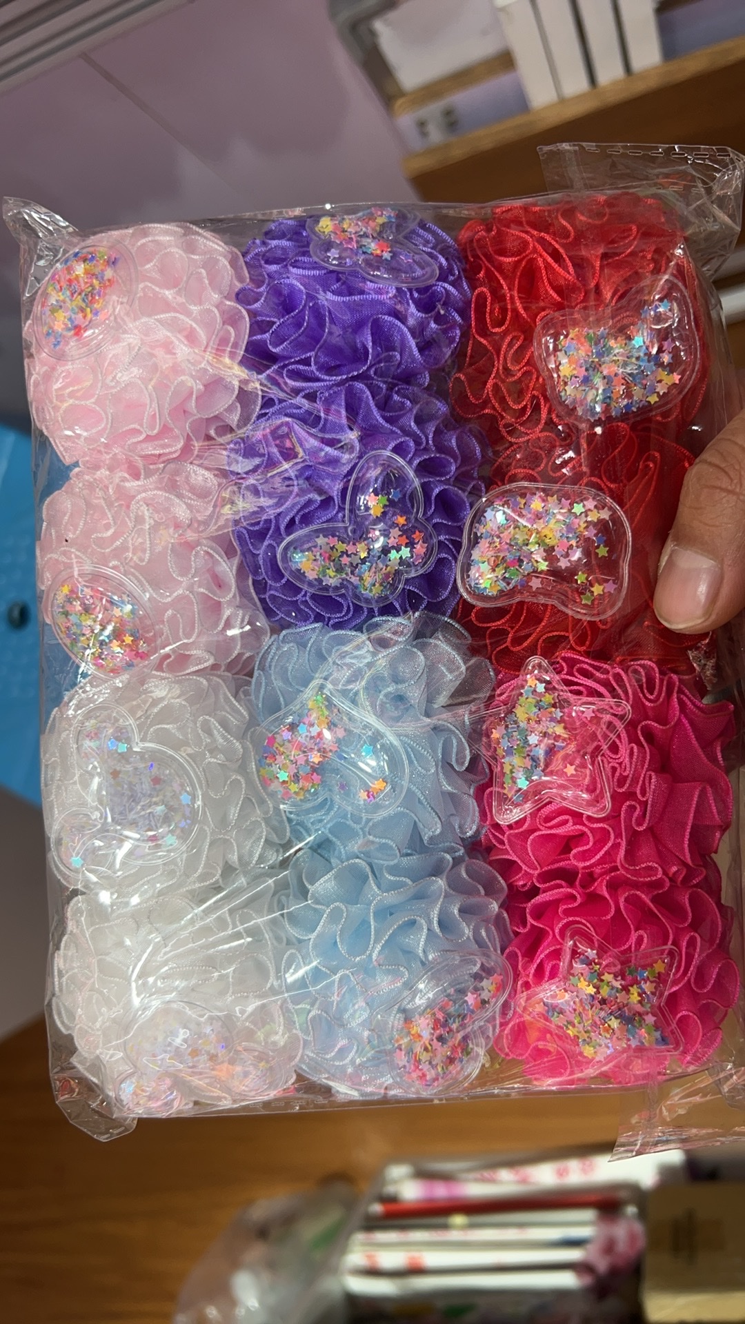 网纱大肠发圈头绳 高级感饰品 发饰女士优雅气质绑发神器 不伤发质持久固定