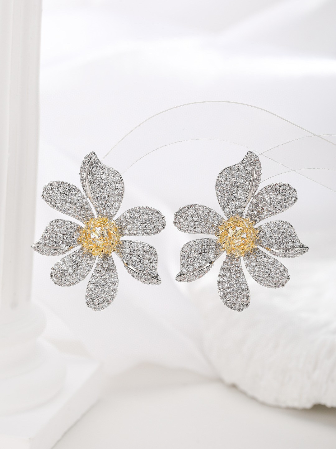 玫瑰金磨砂耳钉 高级感耳环 饰品 耳饰 简约时尚女士首饰 精致耳饰礼物新款耳环详情图9