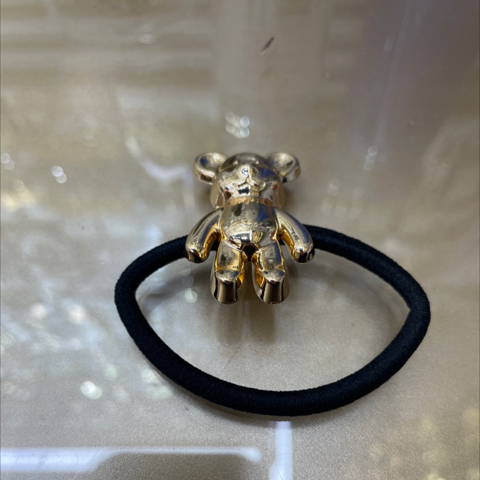 韩版女士拼接头绳 发饰发圈发绳 简约时尚发饰 美发造型配饰不伤发质白底实物图